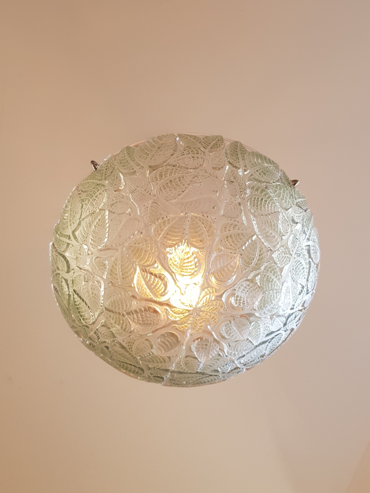 René Lalique | 2 "Charmes" Frosted Glass Plafonniers | France c.1920 | SOLD - Image 6