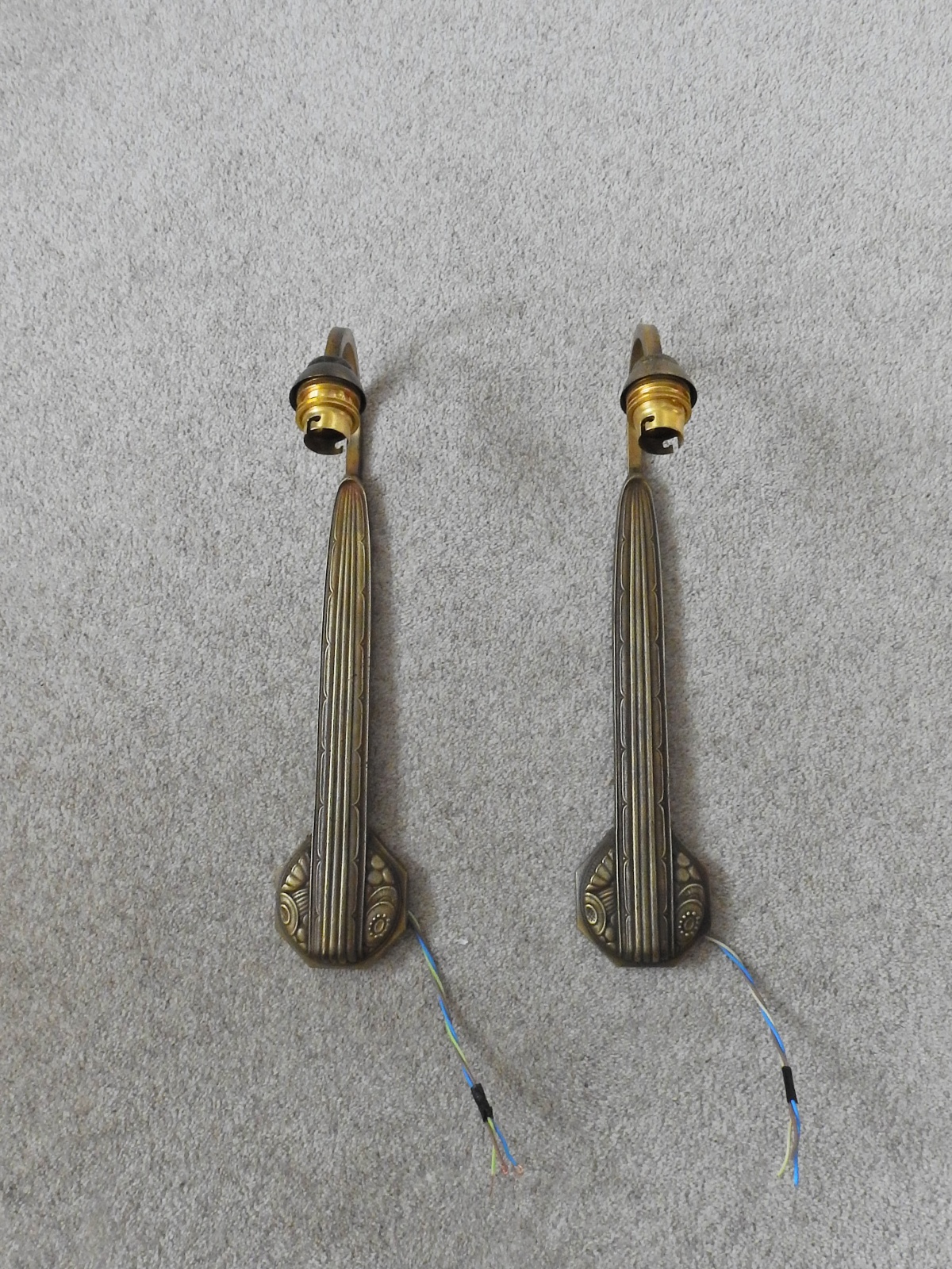 Charles Ranc, Paris | 2 Single-Arm + 2 Twin-Arm Art Deco Wall Lights | SOLD - Image 7