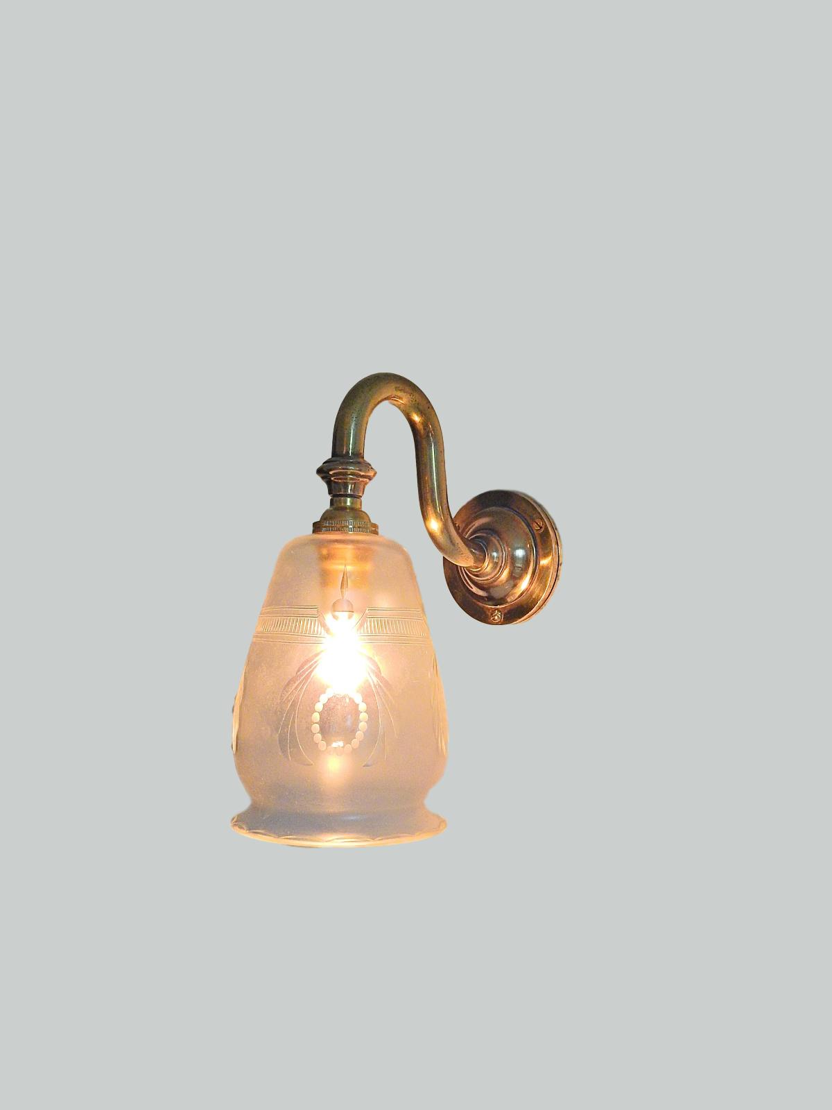 The General Electric Company (G.E.C) | 3 Small Cast brass Wall Lights | English c.1925 | SOLD - Image 2