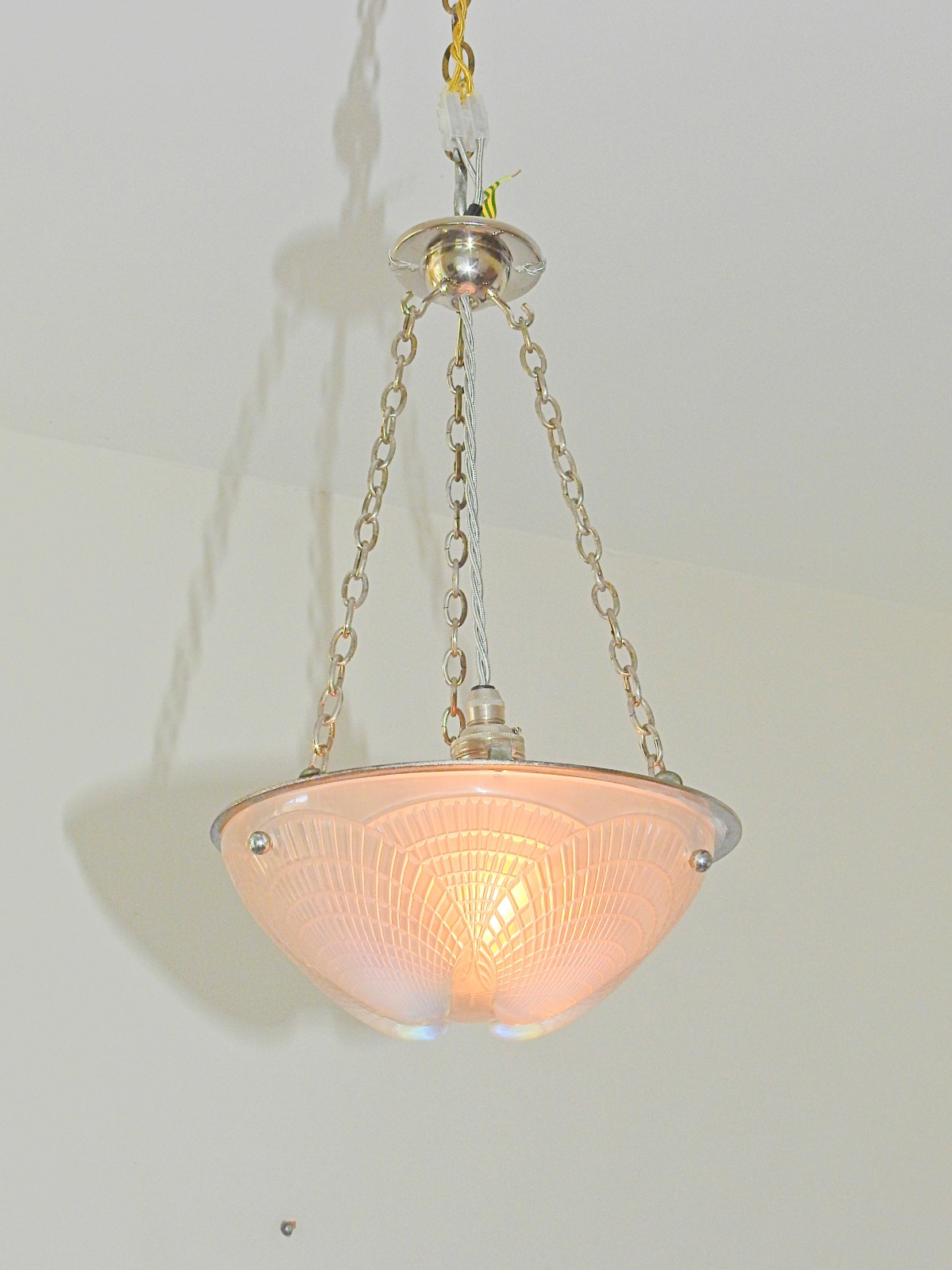 René Lalique | Petite "Vase Coquilles" Plafonnier | France c.1930 | SOLD - Image 2