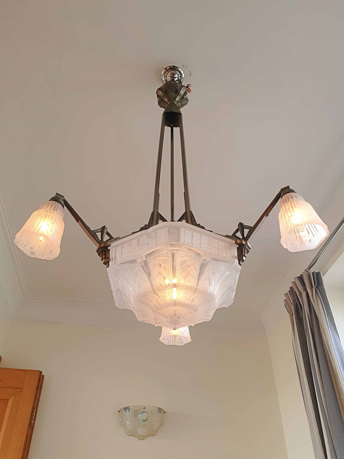 Pierre Maynadier, Paris | Art Deco Chandelier | As Found | SOLD - Image 5