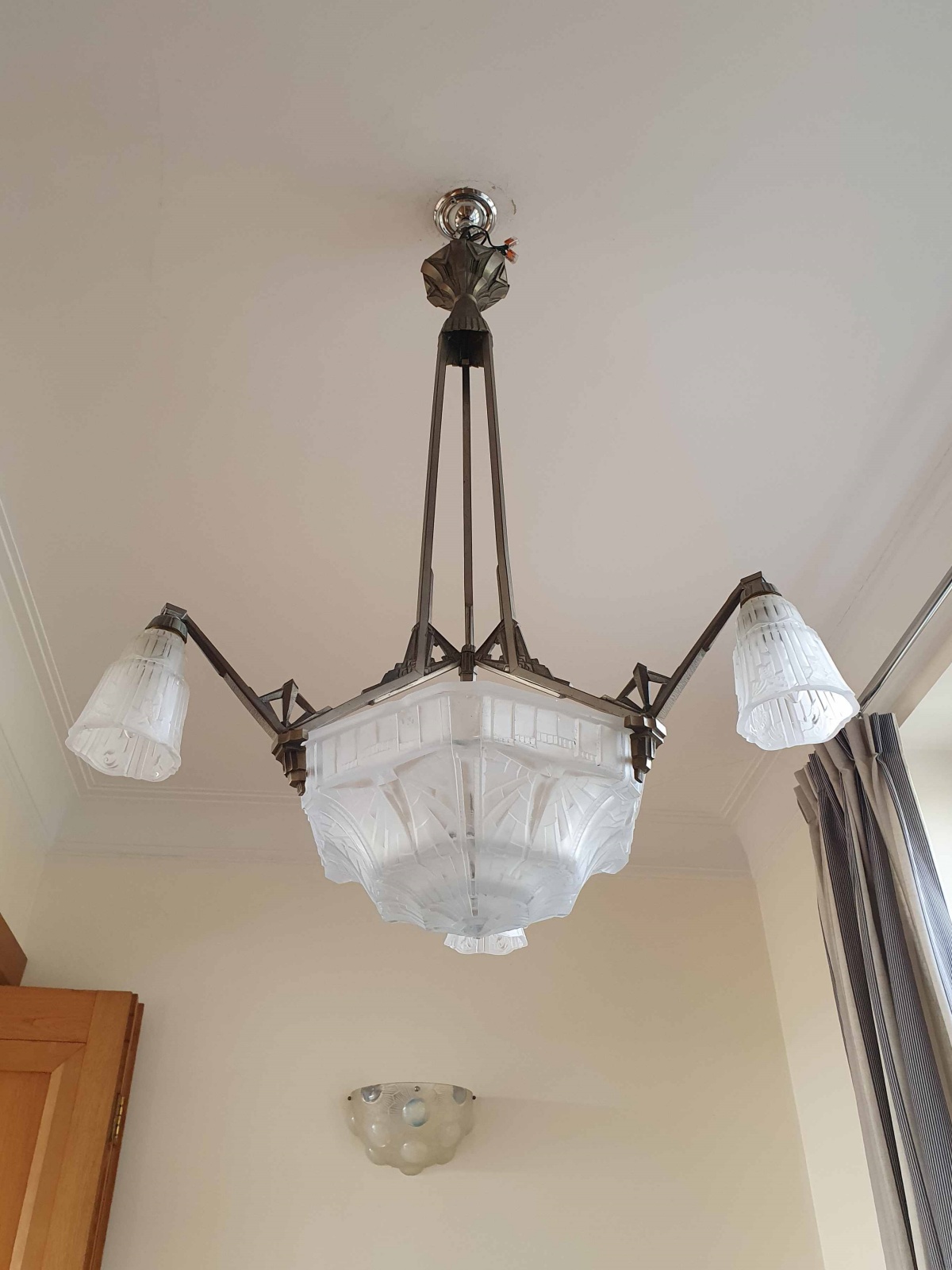 Pierre Maynadier, Paris | Art Deco Chandelier | As Found | SOLD - Image 6