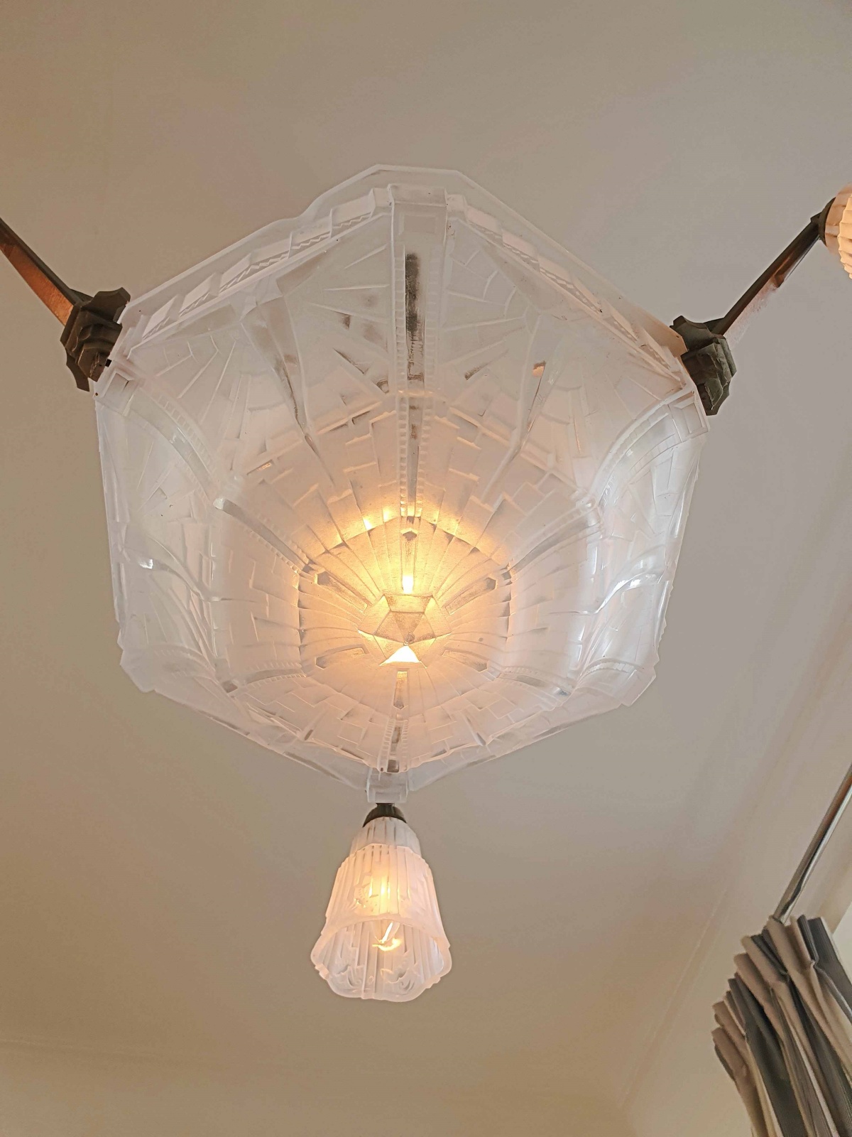 Pierre Maynadier, Paris | Art Deco Chandelier | As Found | SOLD - Image 8