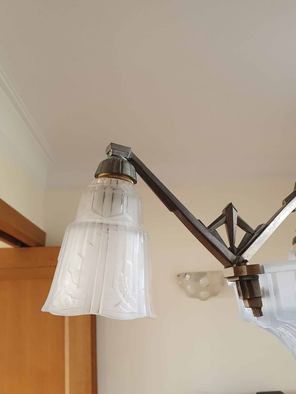 Pierre Maynadier, Paris | Art Deco Chandelier | As Found | SOLD - Image 10