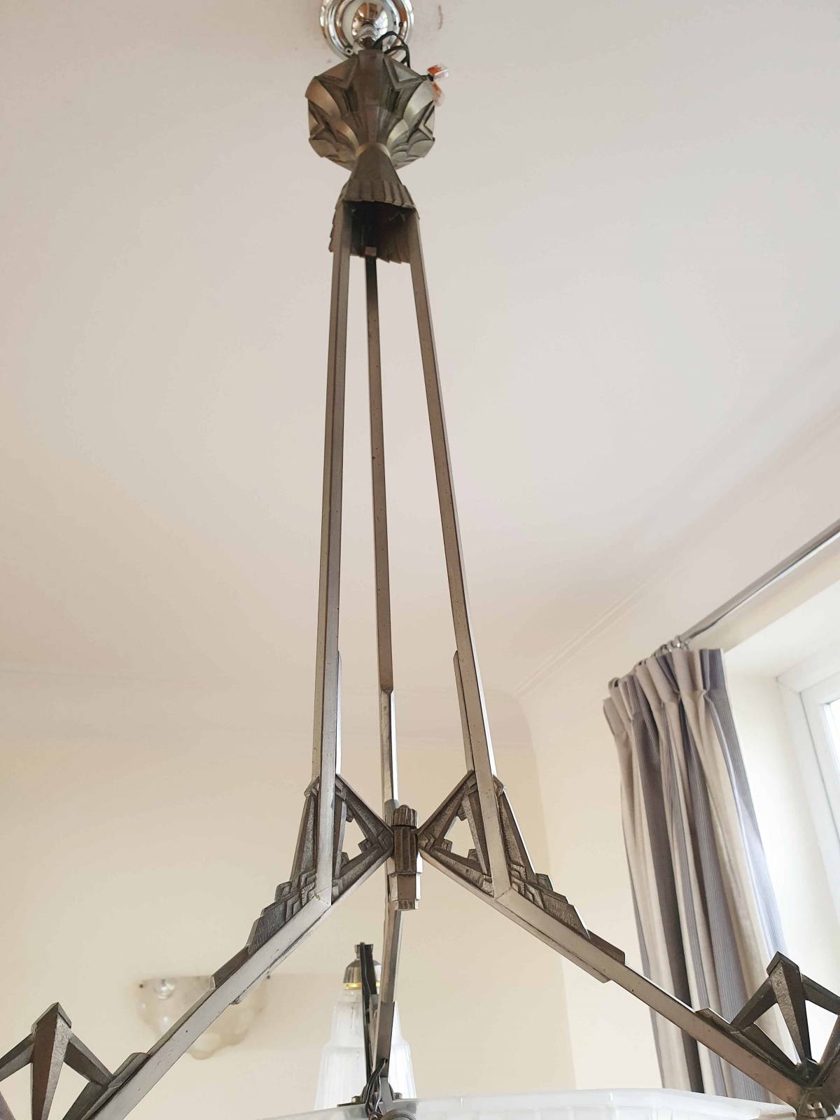 Pierre Maynadier, Paris | Art Deco Chandelier | As Found | SOLD - Image 11