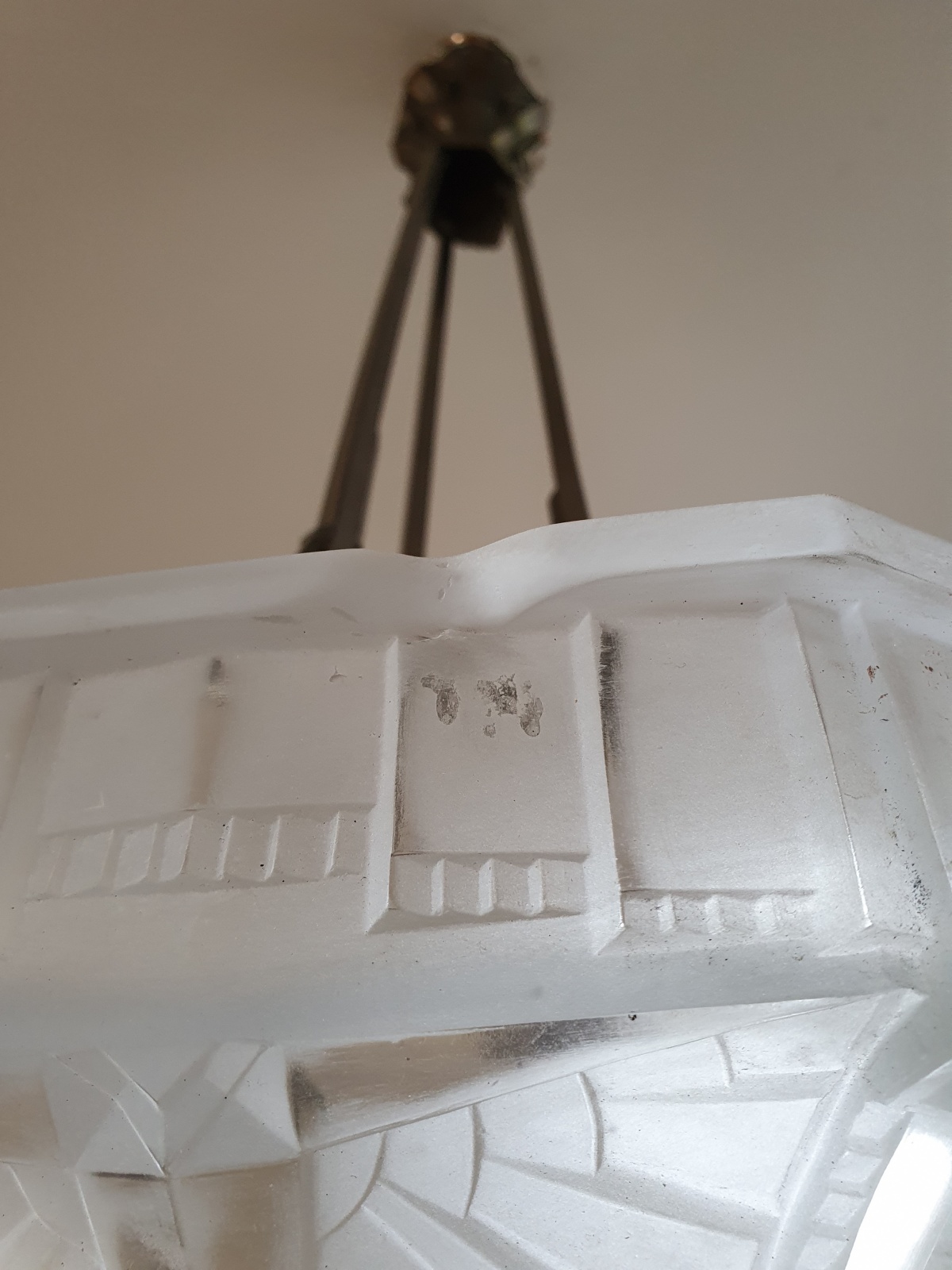 Pierre Maynadier, Paris | Art Deco Chandelier | As Found | SOLD - Image 12