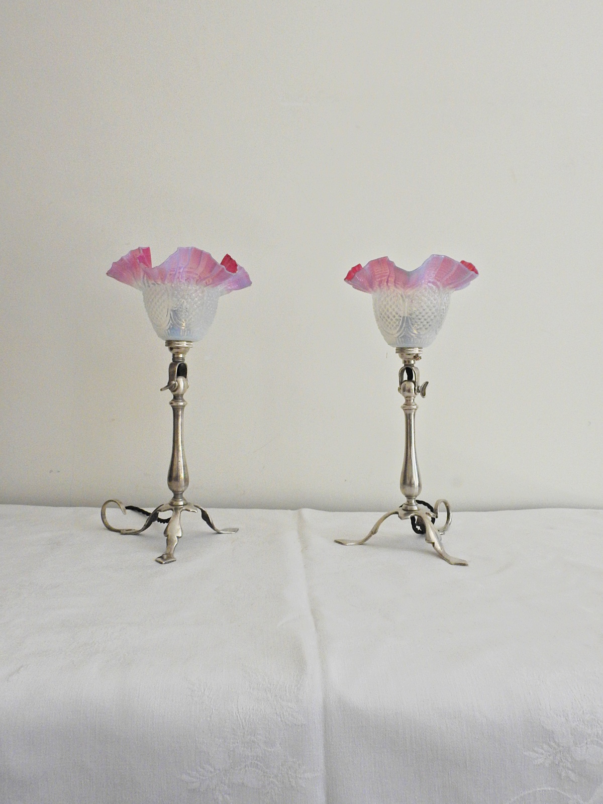 Unsigned | 2 Arts & Crafts Multi-utility Lamps | England c.1900 | SOLD - Image 4