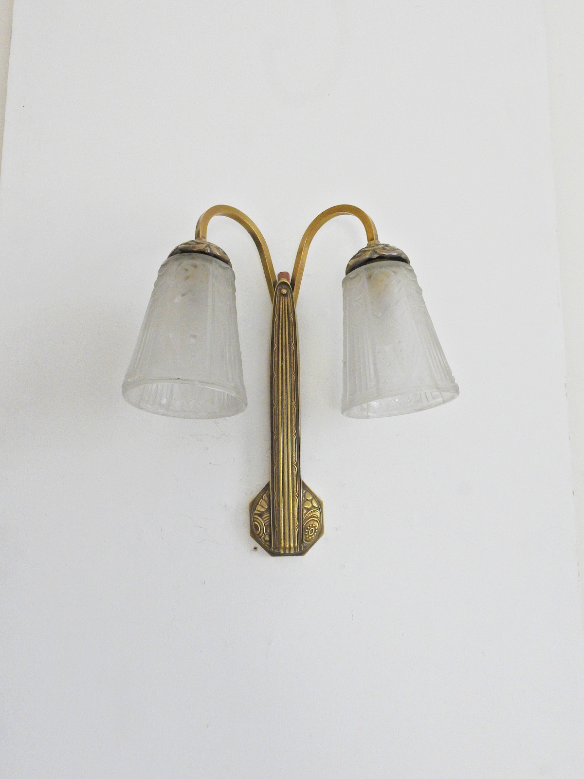 Charles Ranc, Paris | 2 Single-Arm + 2 Twin-Arm Art Deco Wall Lights | SOLD - Image 9