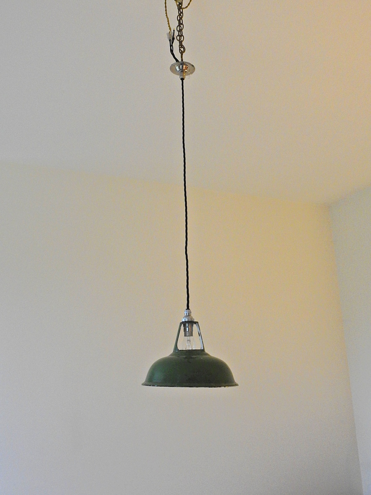 Unsigned | 2 Industrial Kitchen Downlighter Shades | English/French first half c20th - Image 2