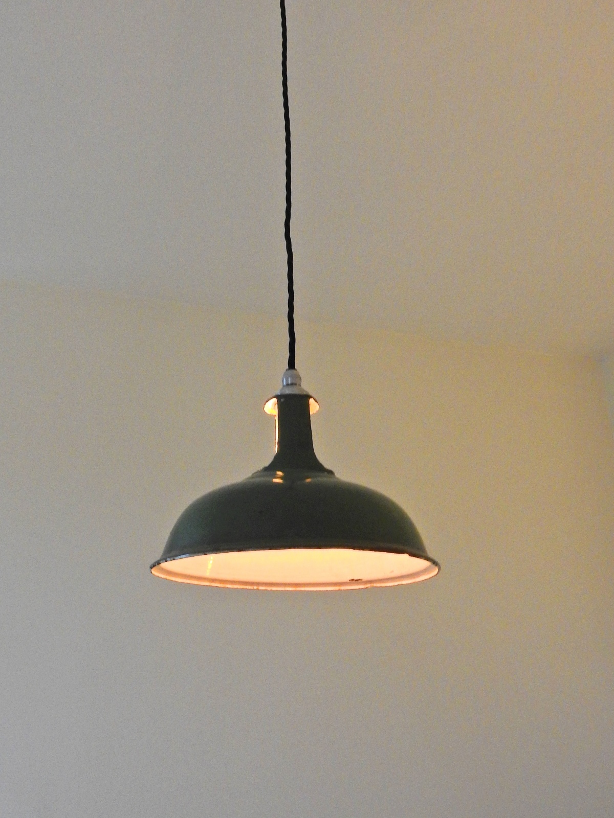 Unsigned | 2 Industrial Kitchen Downlighter Shades | English/French first half c20th - Image 3