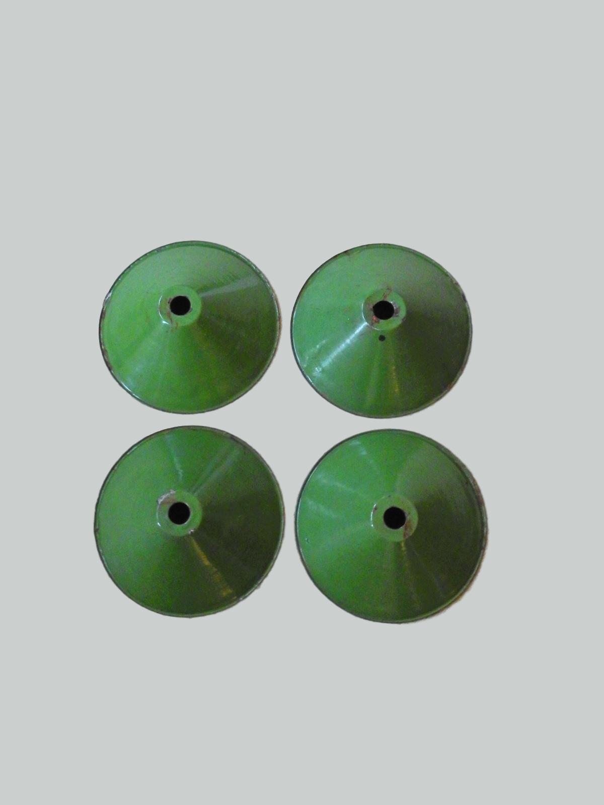 Unsigned | Collection of 4 Industrial Coolie Pendant Shades | Available to Buy Seperately - Image 4