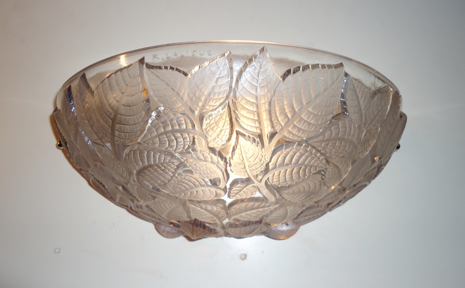 René Lalique | 2 "Charmes" Frosted Glass Wall Lights | France c.1930 | SOLD - Image 2