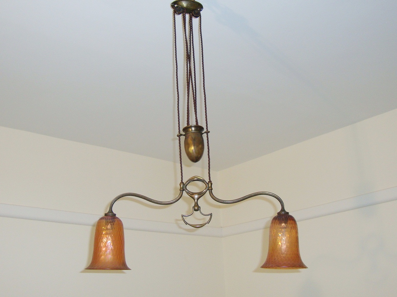 Faraday & Son, London | Edwardian "Rise & Fall" Ceiling Light | SOLD - Image 2