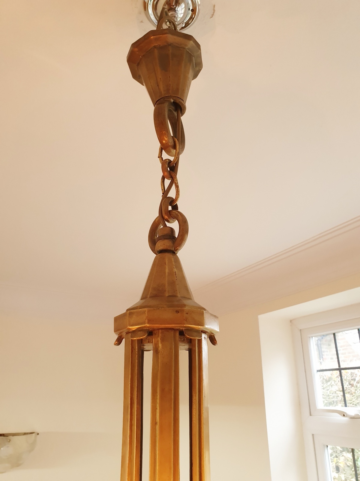 Style of Genet et Michon | 6-Branch Art Deco Chandelier | France c.1930 | SOLD - Image 8