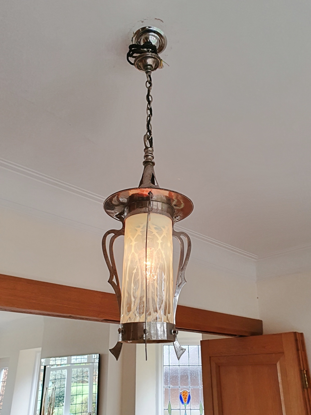 John Walsh Walsh | Silver-Plated Arts & Crafts Lantern | England c.1900 | SOLD - Image 3