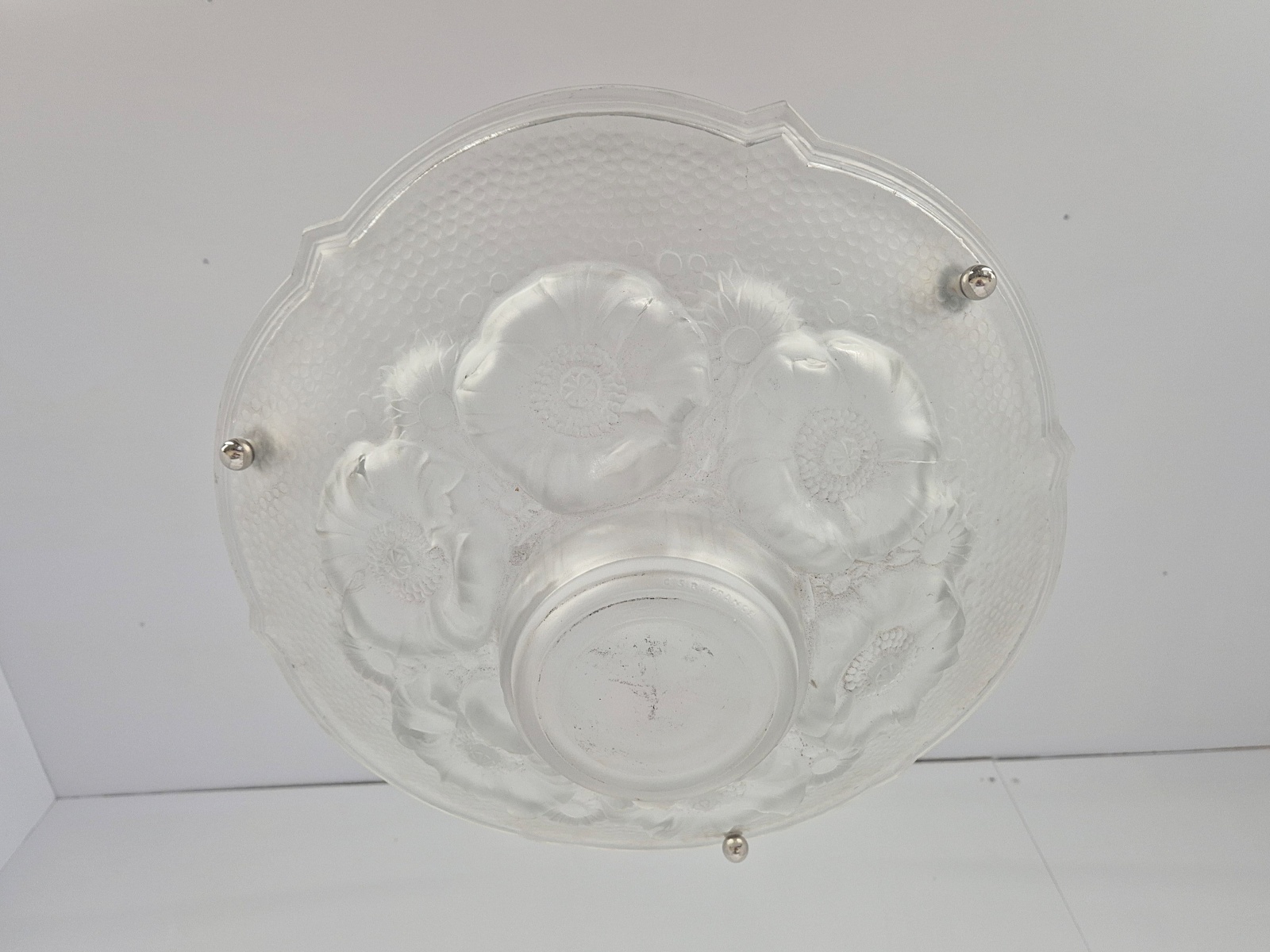 C.S.R France | Large Art Deco Plafonnier | France c.1930 - Image 8