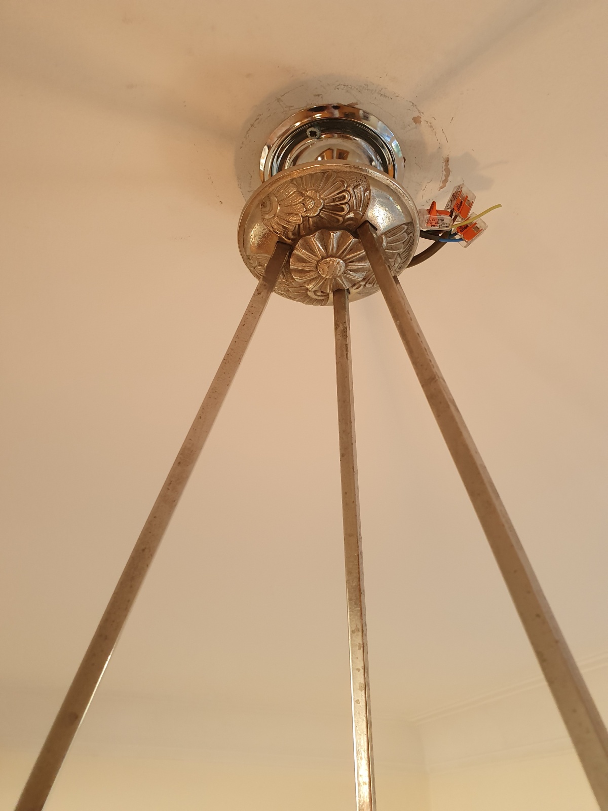 Roba, Paris | Opalescent Glass Art Deco Plafonnier | France c.1920 | SOLD - Image 7