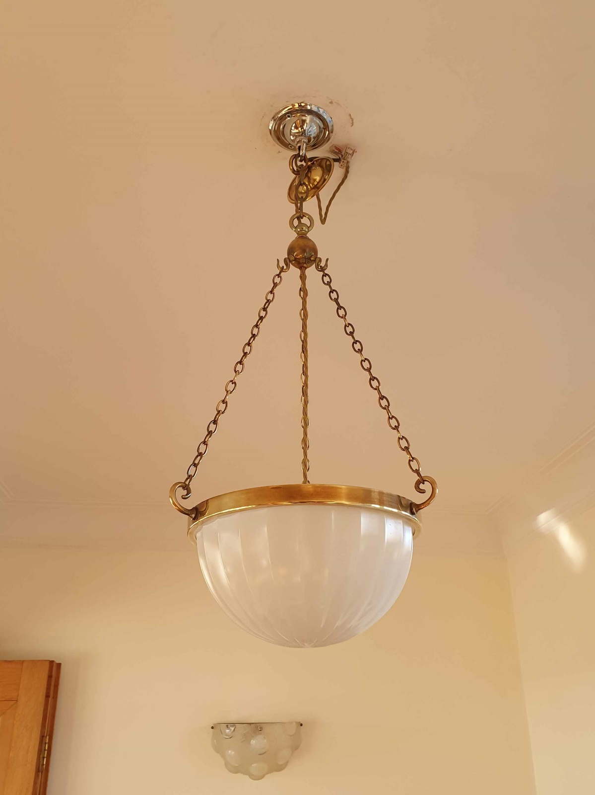 Jefferson & Co. for G.E.C | Moonstone Plafonnier | c.1925 | SOLD - Image 2