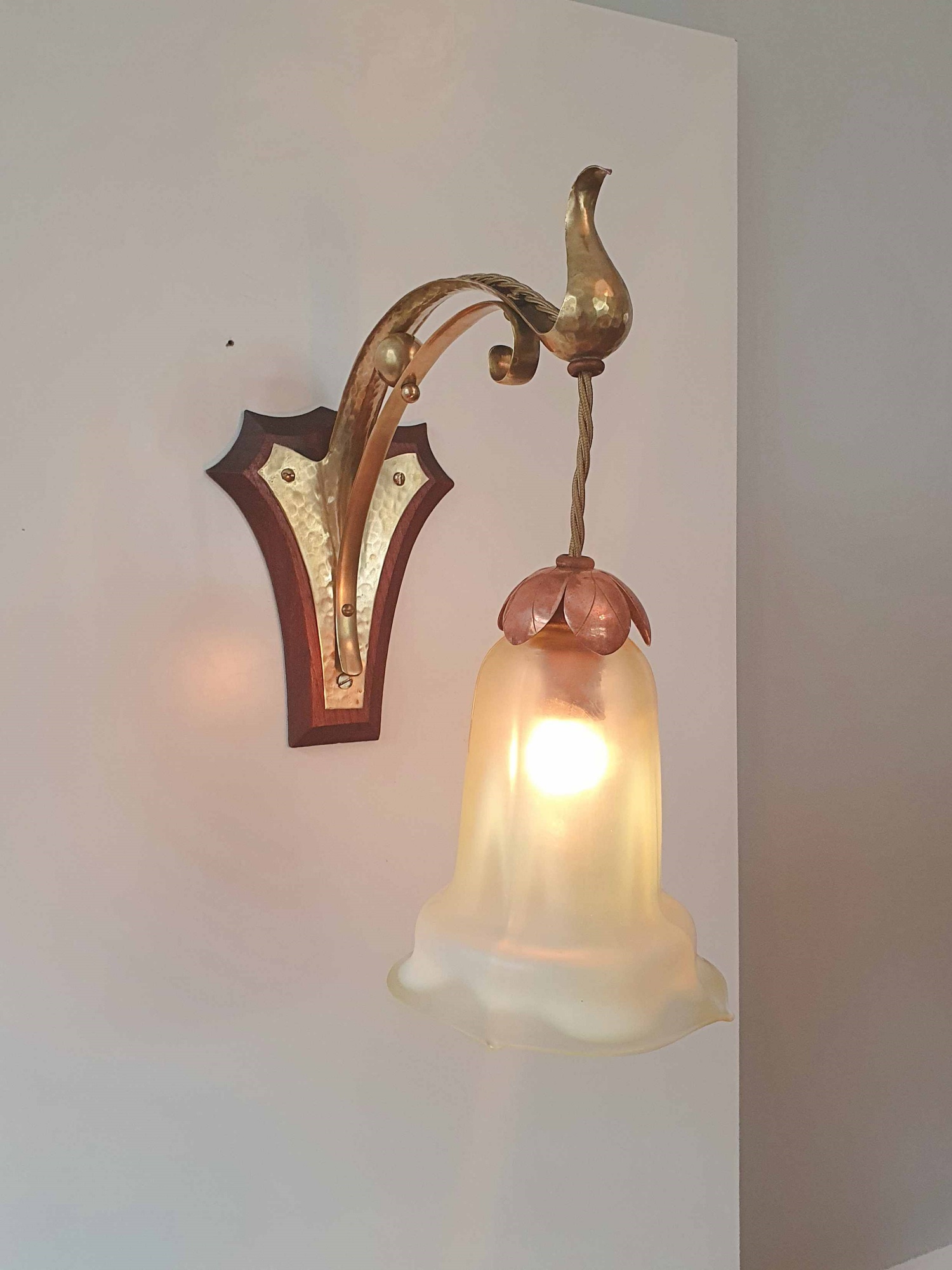 Unsigned | Arts & Crafts Wall Light | England c.1900 | SOLD - Image 6