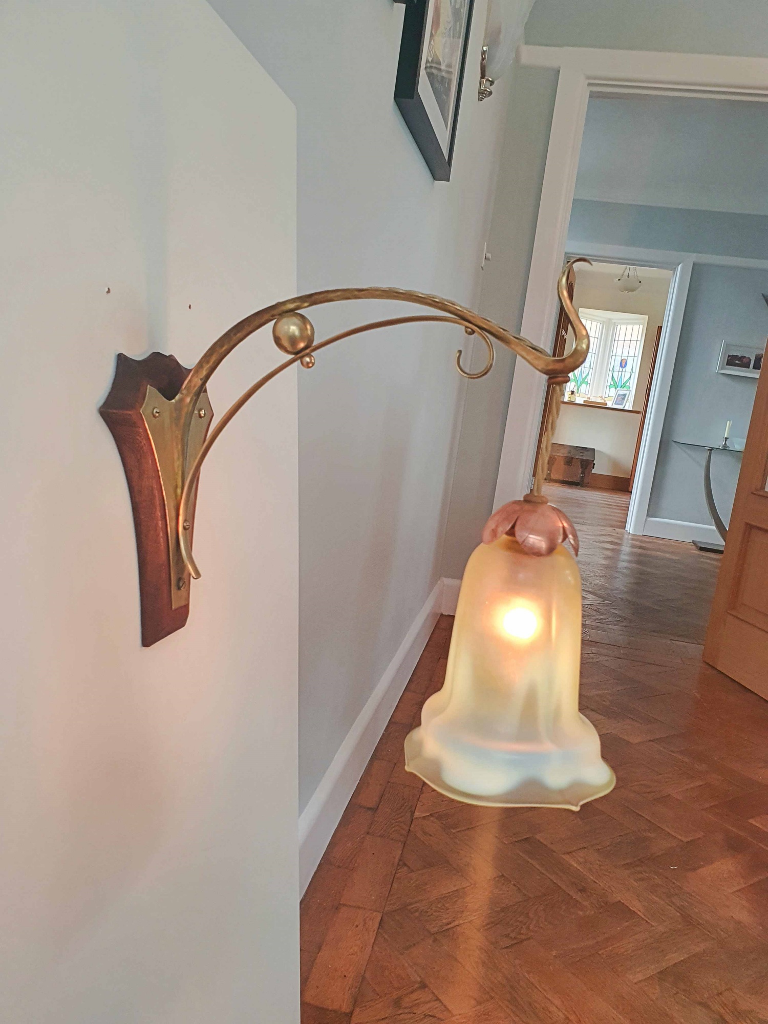 Unsigned | Arts & Crafts Wall Light | England c.1900 | SOLD - Image 7