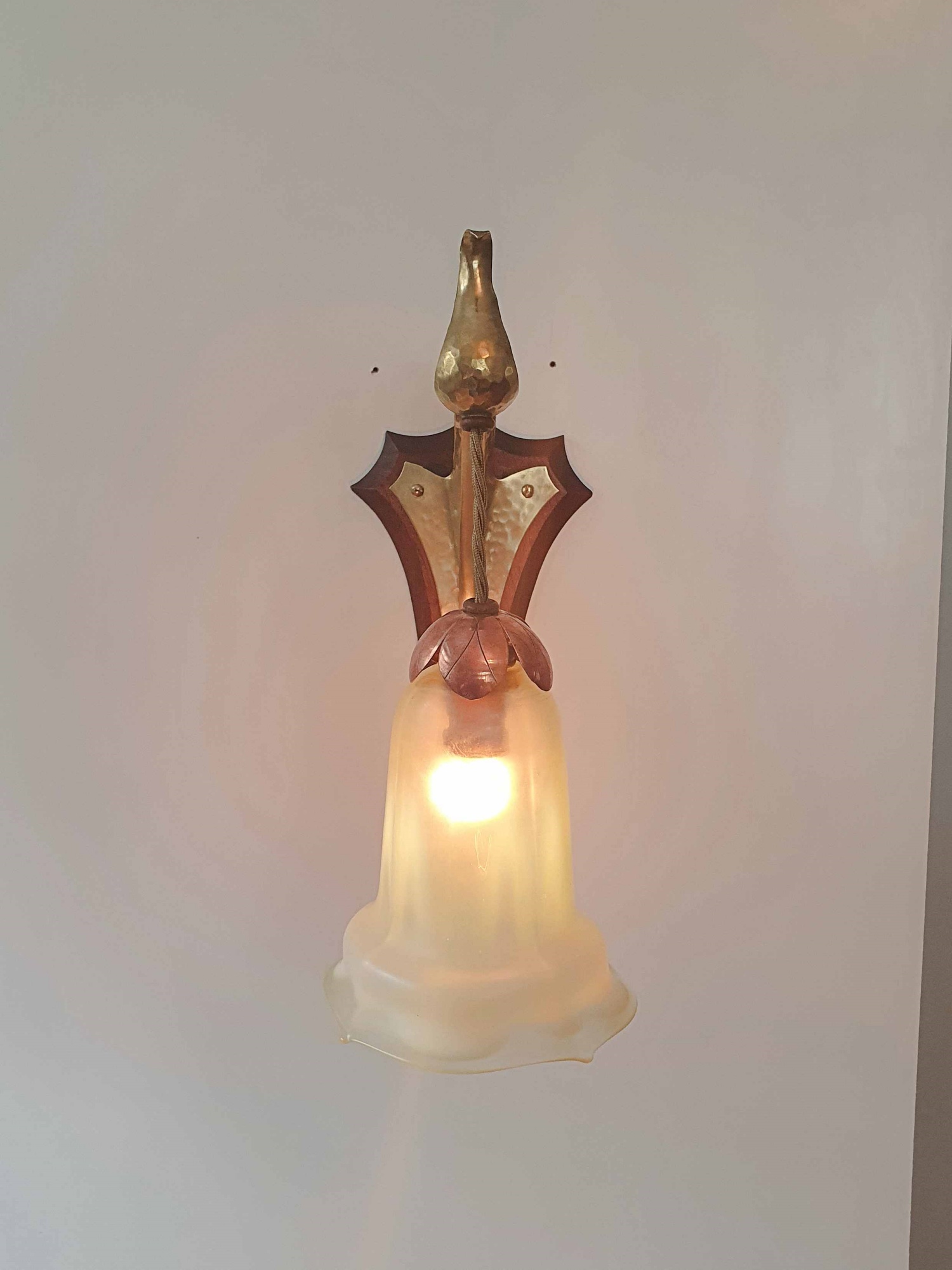 Unsigned | Arts & Crafts Wall Light | England c.1900 | SOLD - Image 9