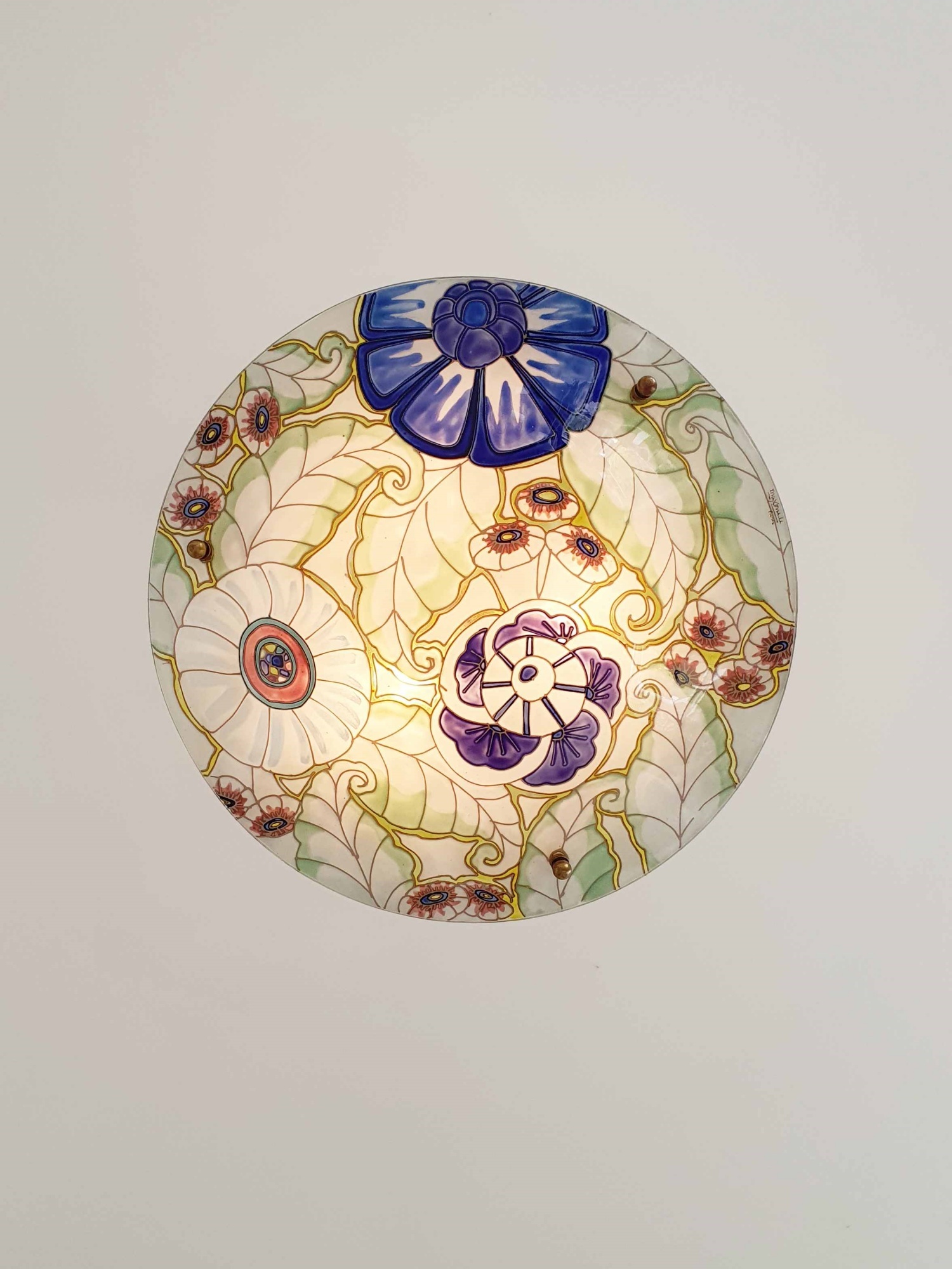 Maxonade Verrier D’Art, Paris | Art Deco Plafonnier | France c.1935 | SOLD - Image 5