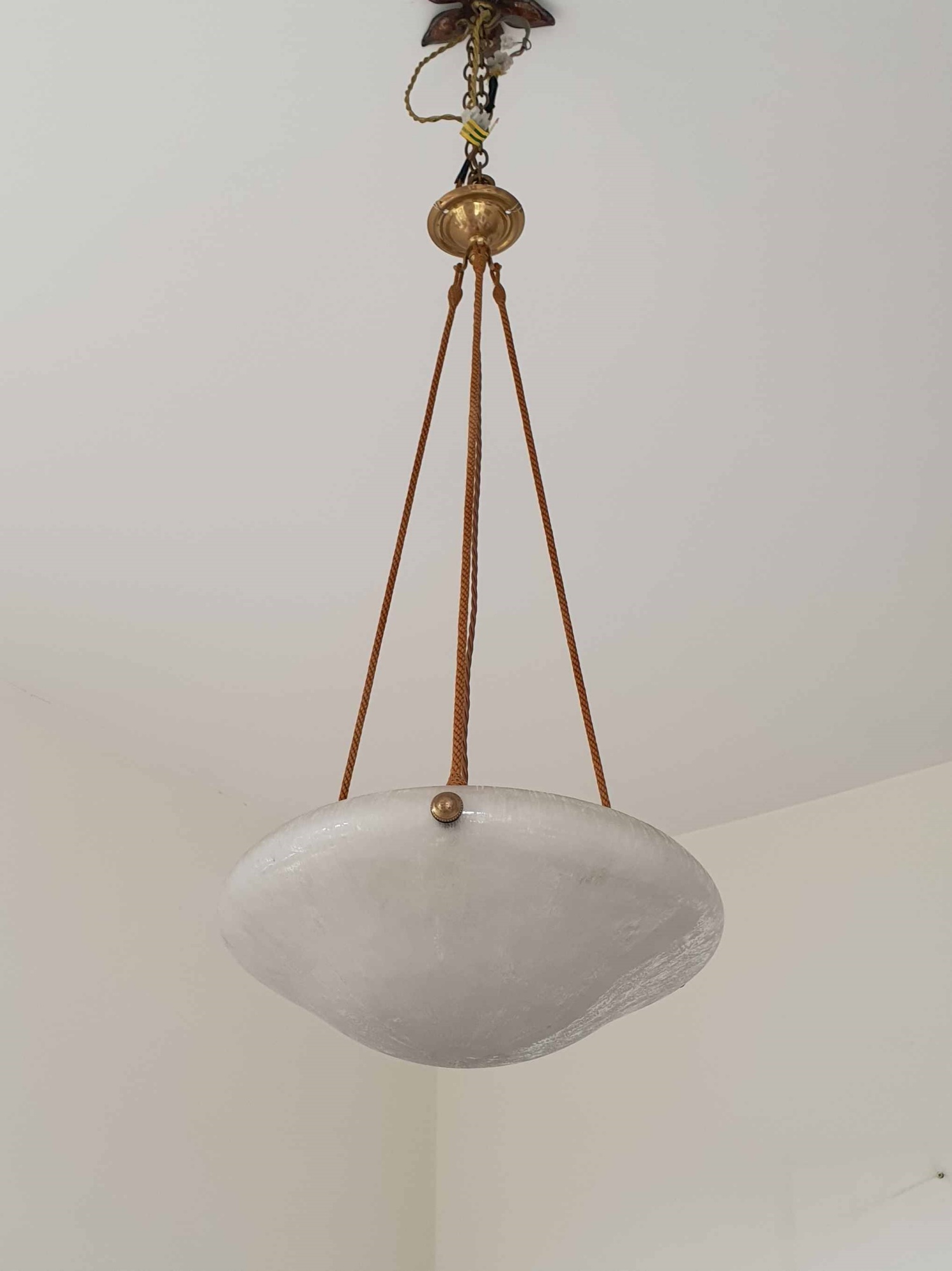 Daum Frères, Nancy | Acid-etched Art Deco Plafonnier | France c.1930 | SOLD - Image 4