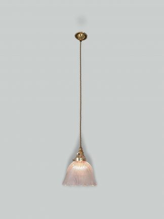 The Holophane Company | 4 Pendant "Stiletto" Prism Reflectors | England c.1900