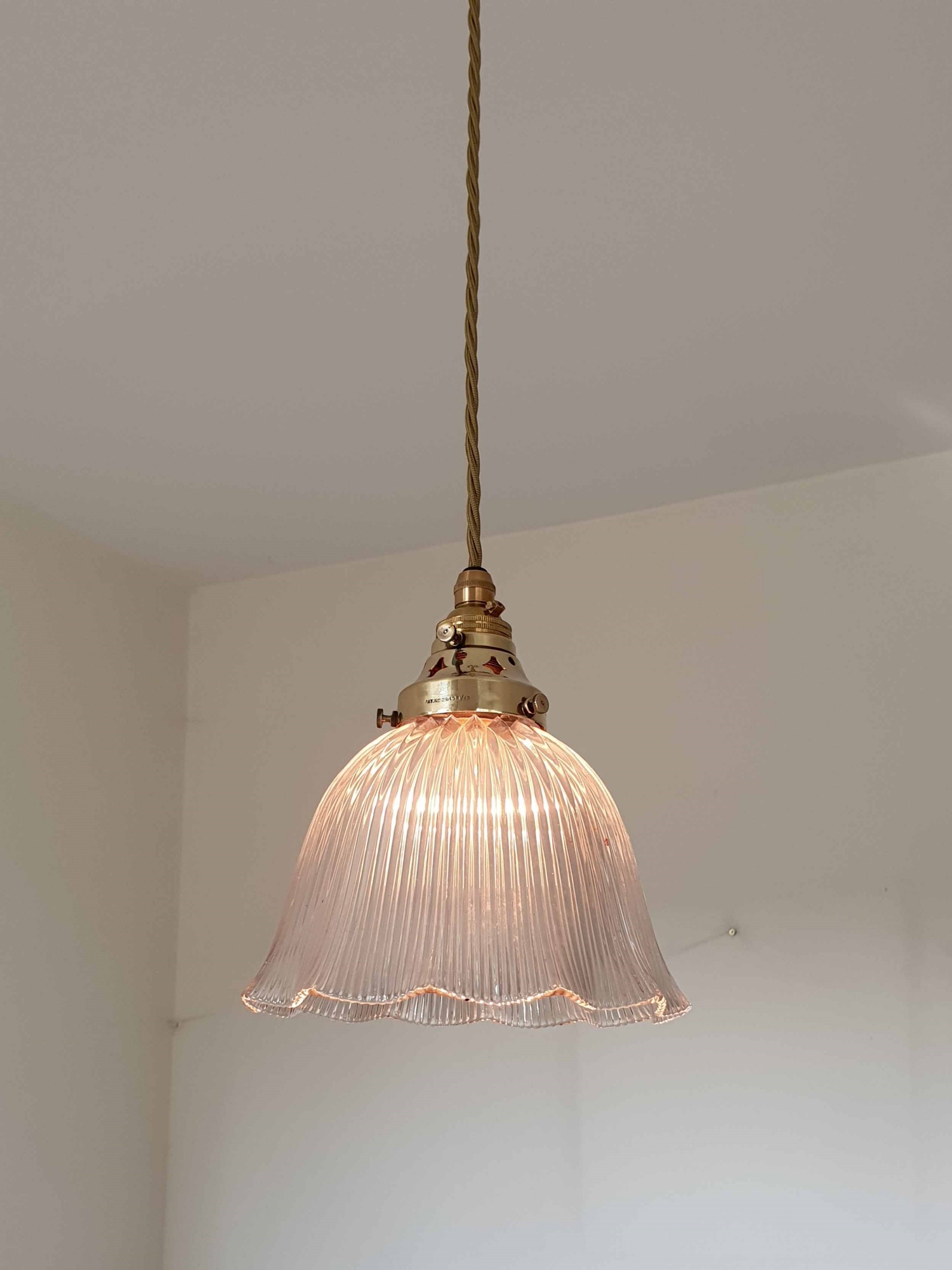 The Holophane Company | 4 Pendant "Stiletto" Prism Reflectors | England c.1900 | SOLD - Image 4