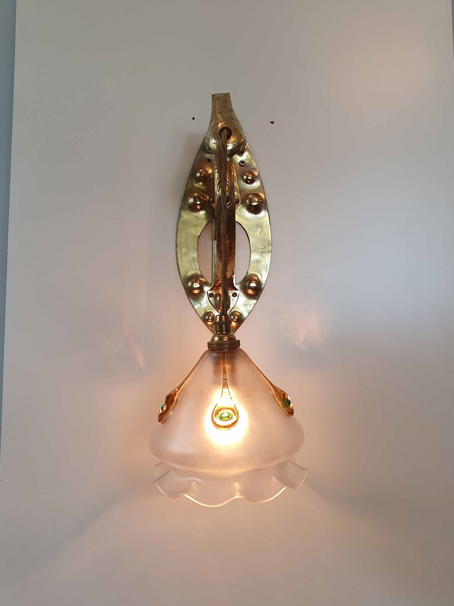 Stuart & Sons, Birmingham | Arts & Crafts Wall Light | England c.1900 | SOLD - Image 7
