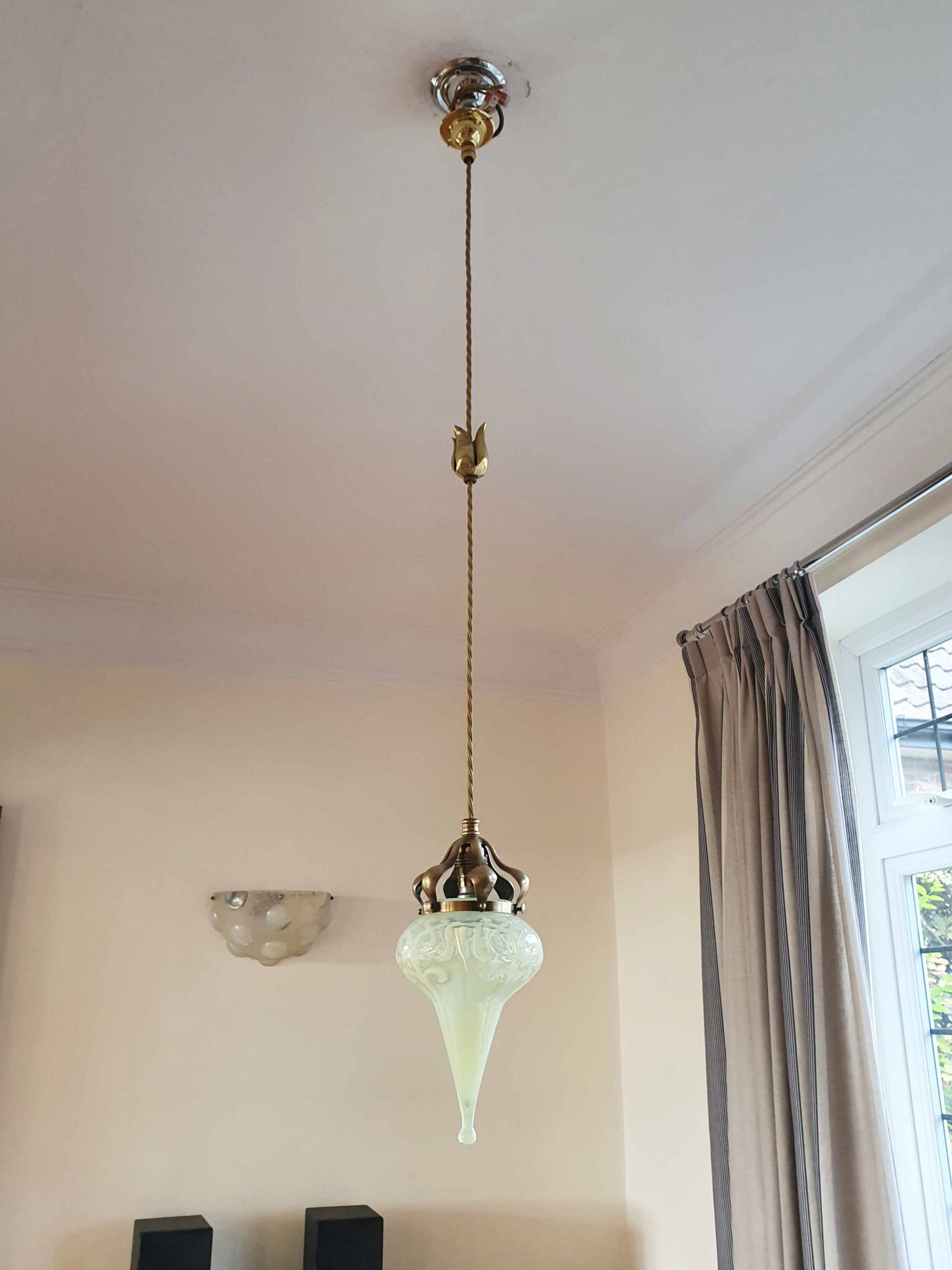 Best & Lloyd with John Walsh Walsh | Arts & Crafts Pendant Lampshade | England c.1900 | SOLD - Image 3