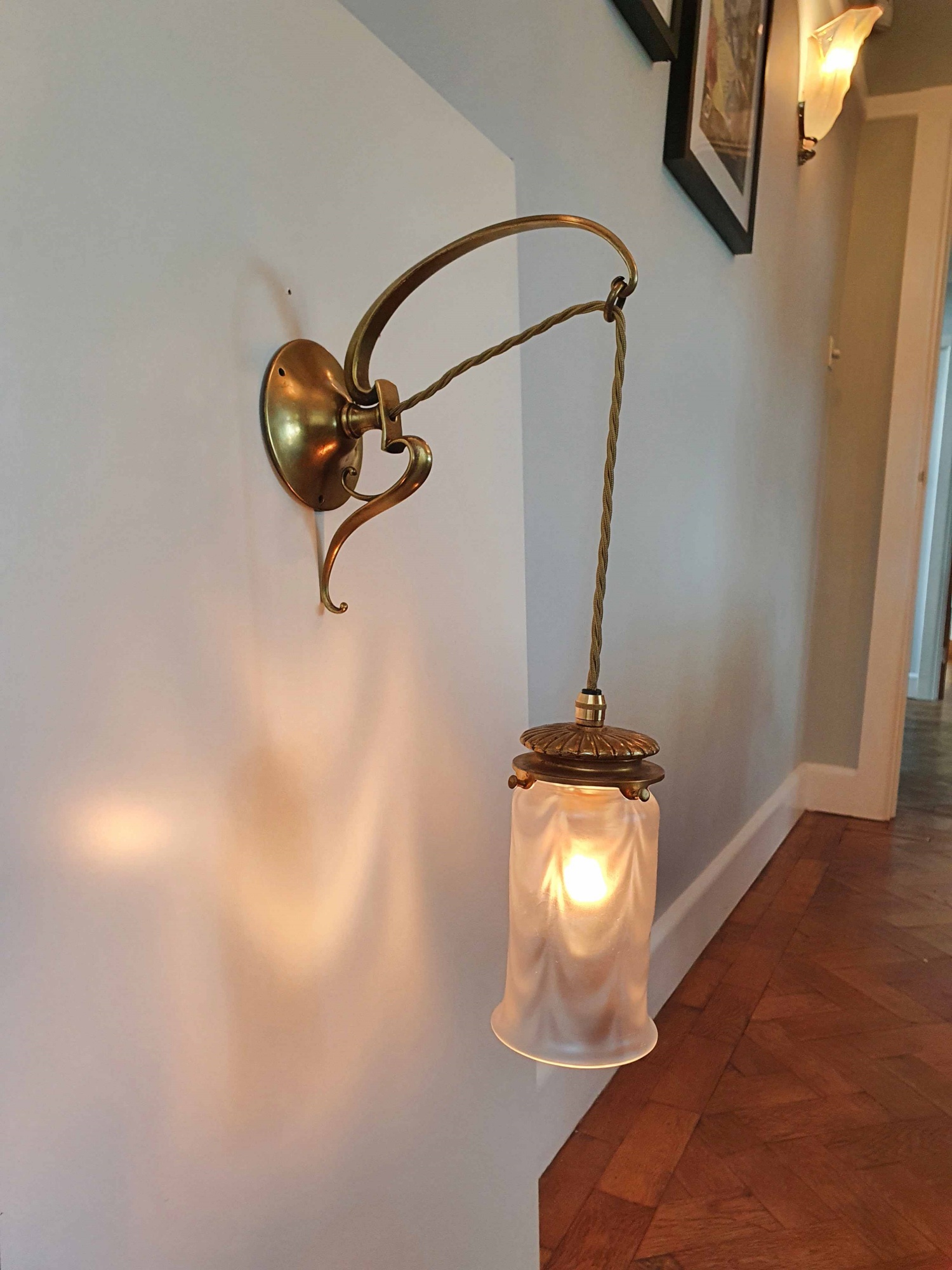 Style of The Birmingham Guild of Handicraft | Arts & Crafts Wall Light | England c.1900 | SOLD - Image 4