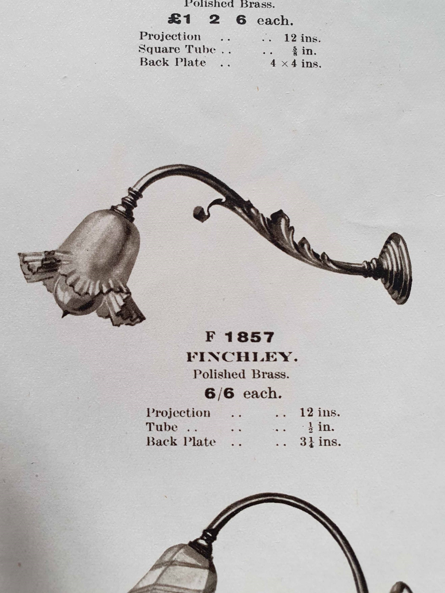 The General Electric Company (G.E.C) | Brass Art Nouveau Wall Light | England Early c.20th | SOLD - Image 5