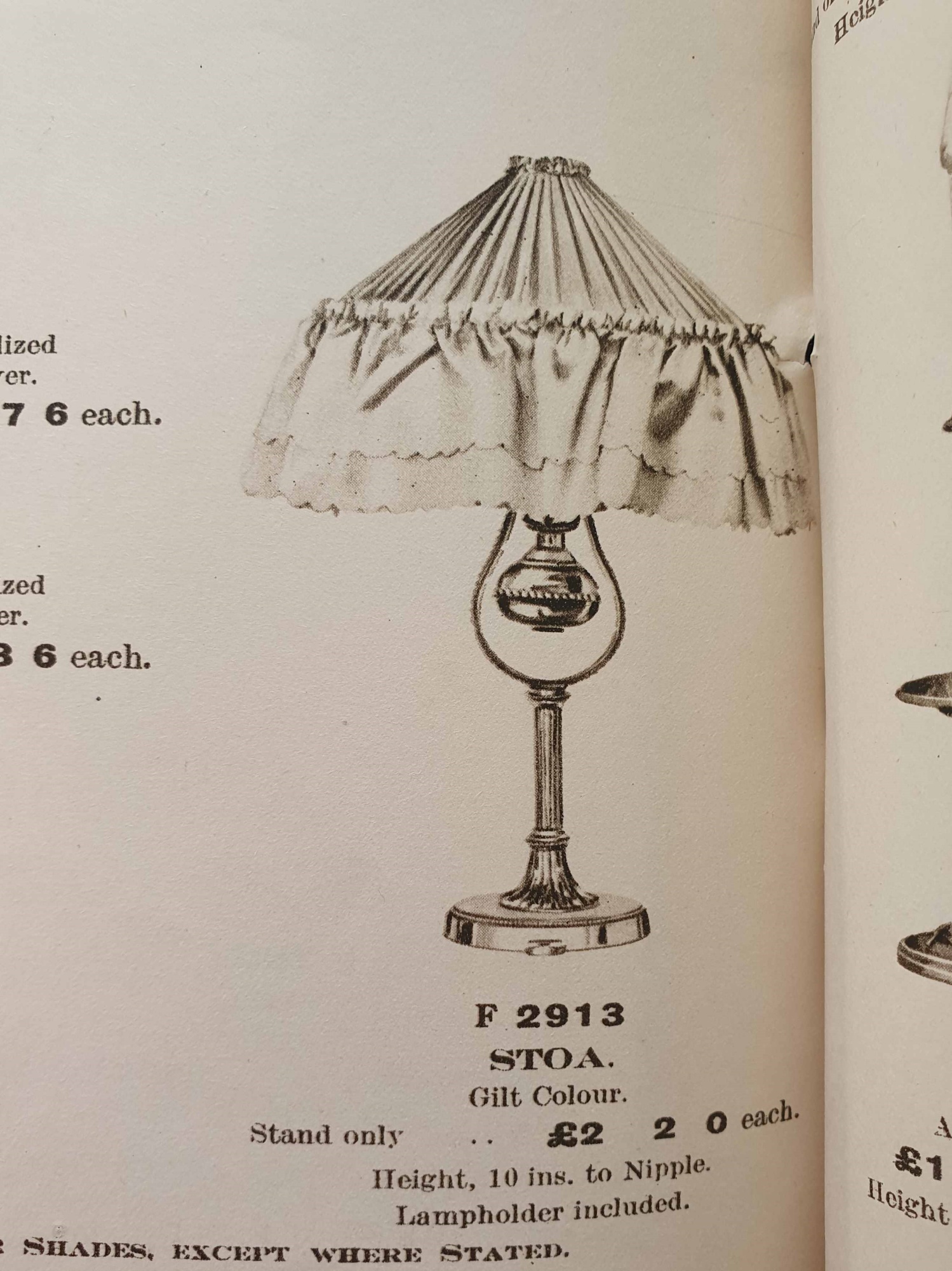 The Generel Electric Company (G.E.C) | Cast Brass "Gimbal" Table or Wall Lamp | England c.1922 | SOLD - Image 11