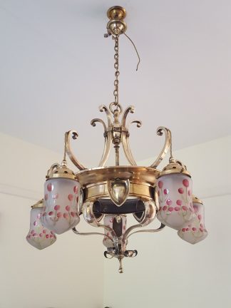 The General Electric Company (G.E.C) | 5 Branch Chandelier | England c.1920 | Sold
