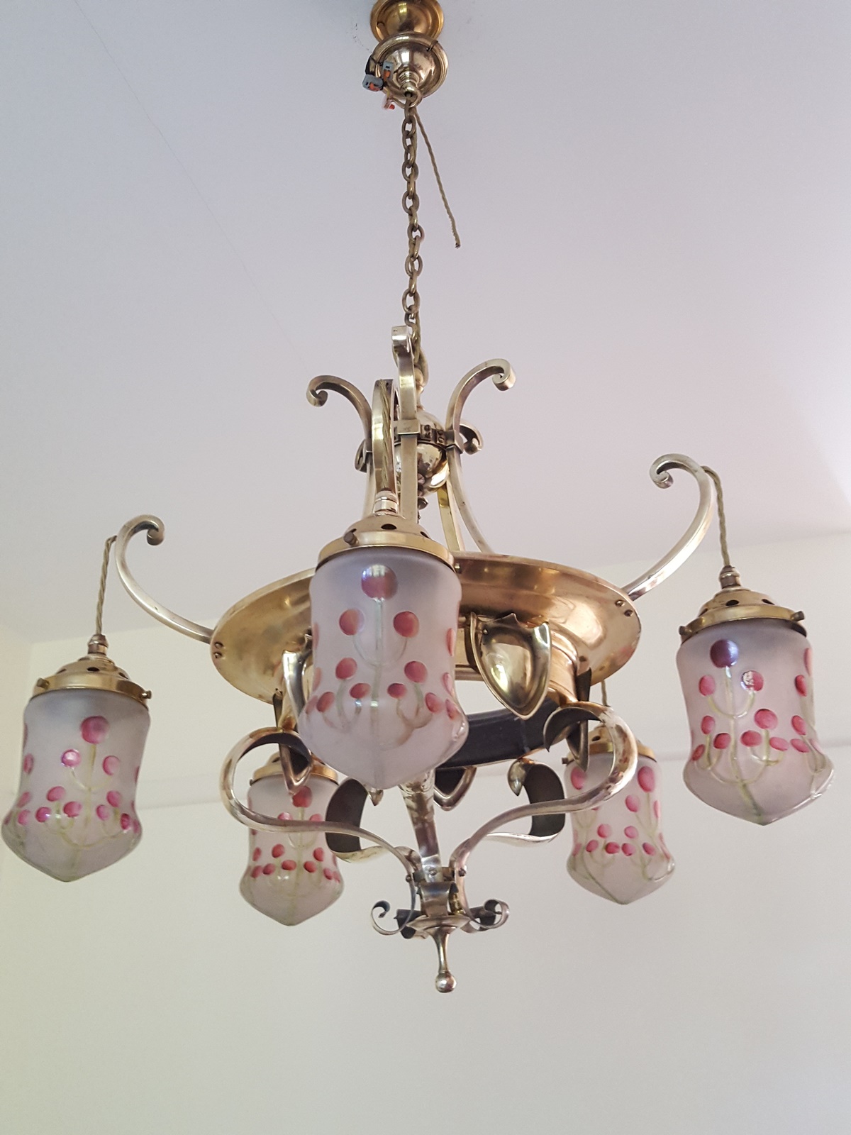 The General Electric Company (G.E.C) | 5 Branch Chandelier | England c.1920 | Sold - Image 3