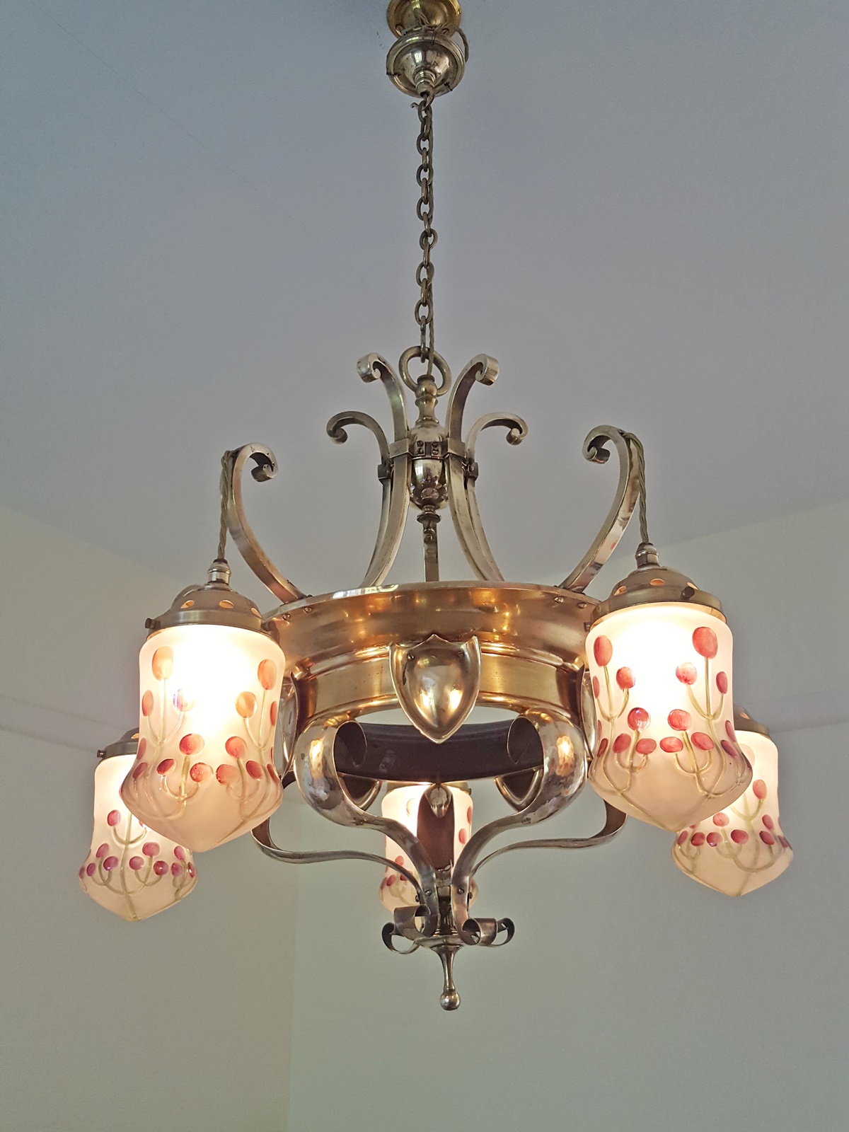 The General Electric Company (G.E.C) | 5 Branch Chandelier | England c.1920 | Sold - Image 6