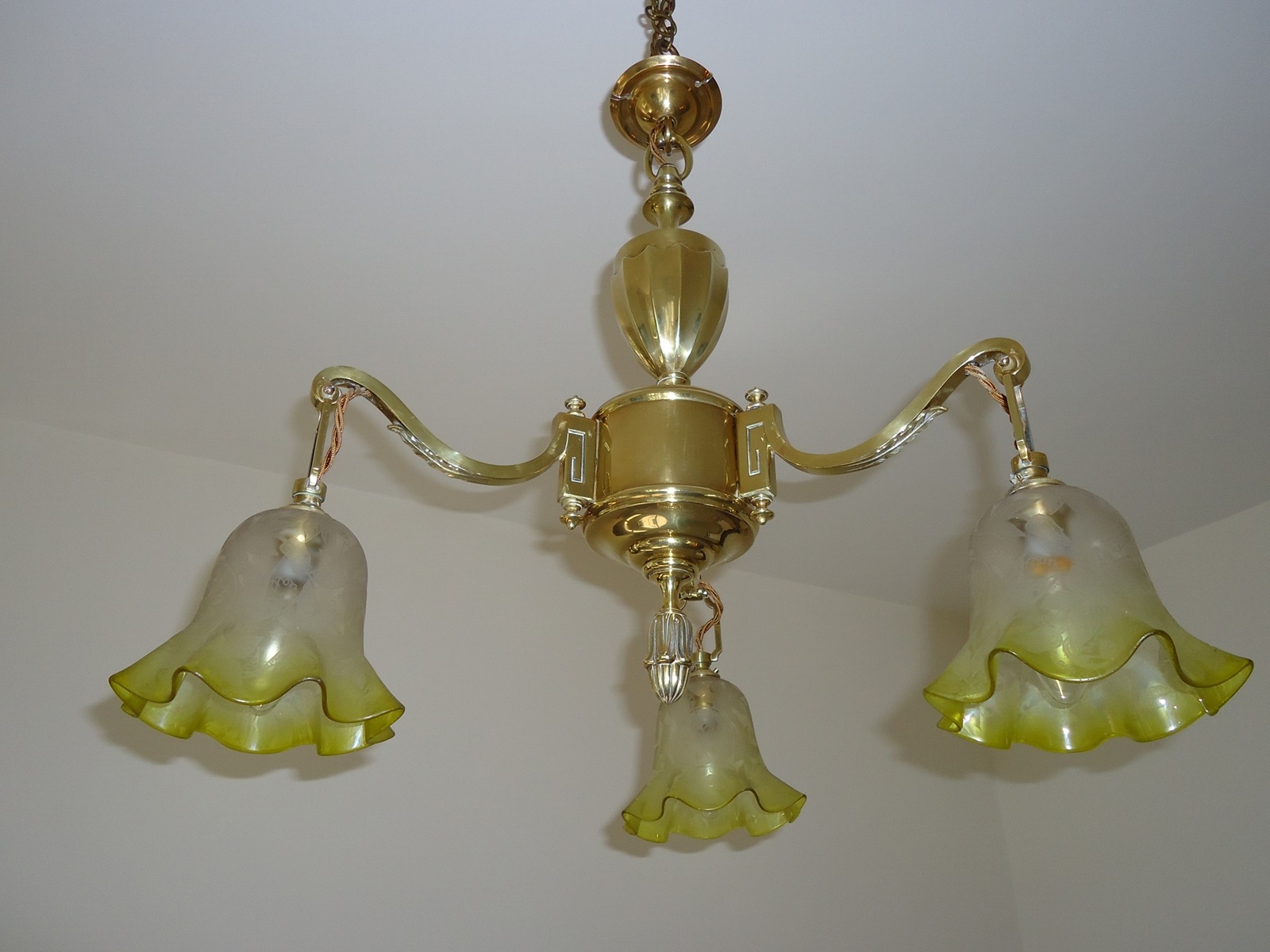 The General Electric Company (G.E.C) | 3 Branch Electrolier | England c.1925 | SOLD - Image 2