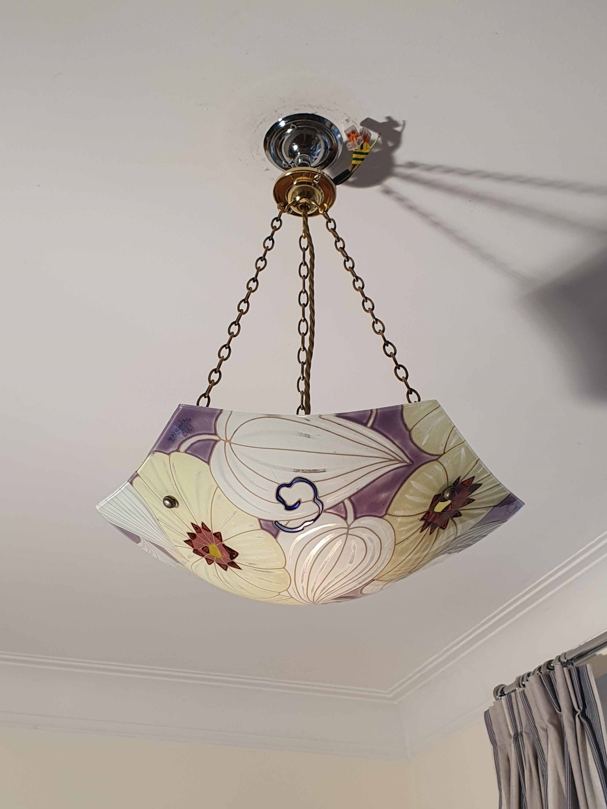 Maxonade Verrier D’Art, Paris | Art Deco Plafonnier | France c.1935 | SOLD - Image 2