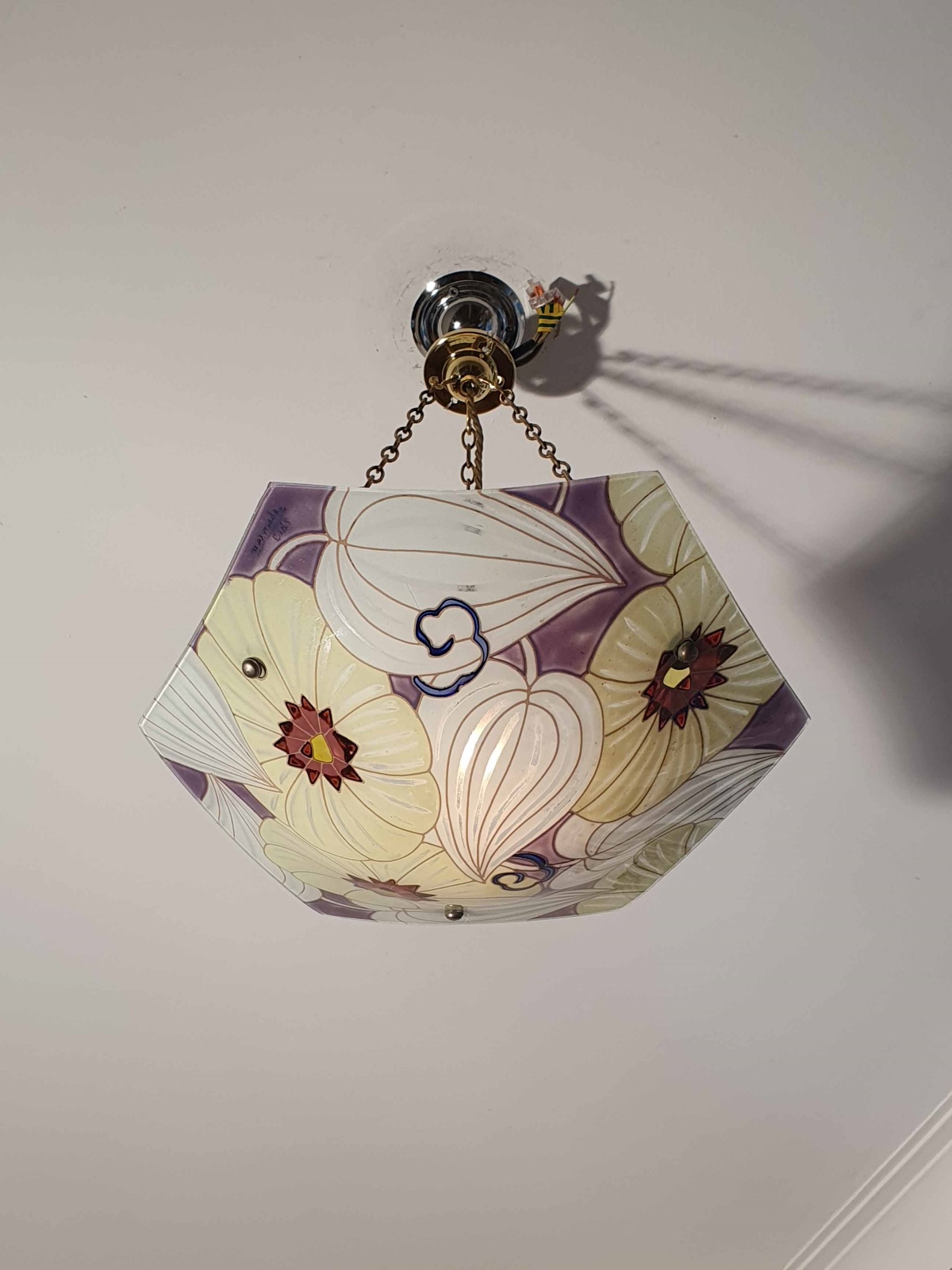 Maxonade Verrier D’Art, Paris | Art Deco Plafonnier | France c.1935 | SOLD - Image 3