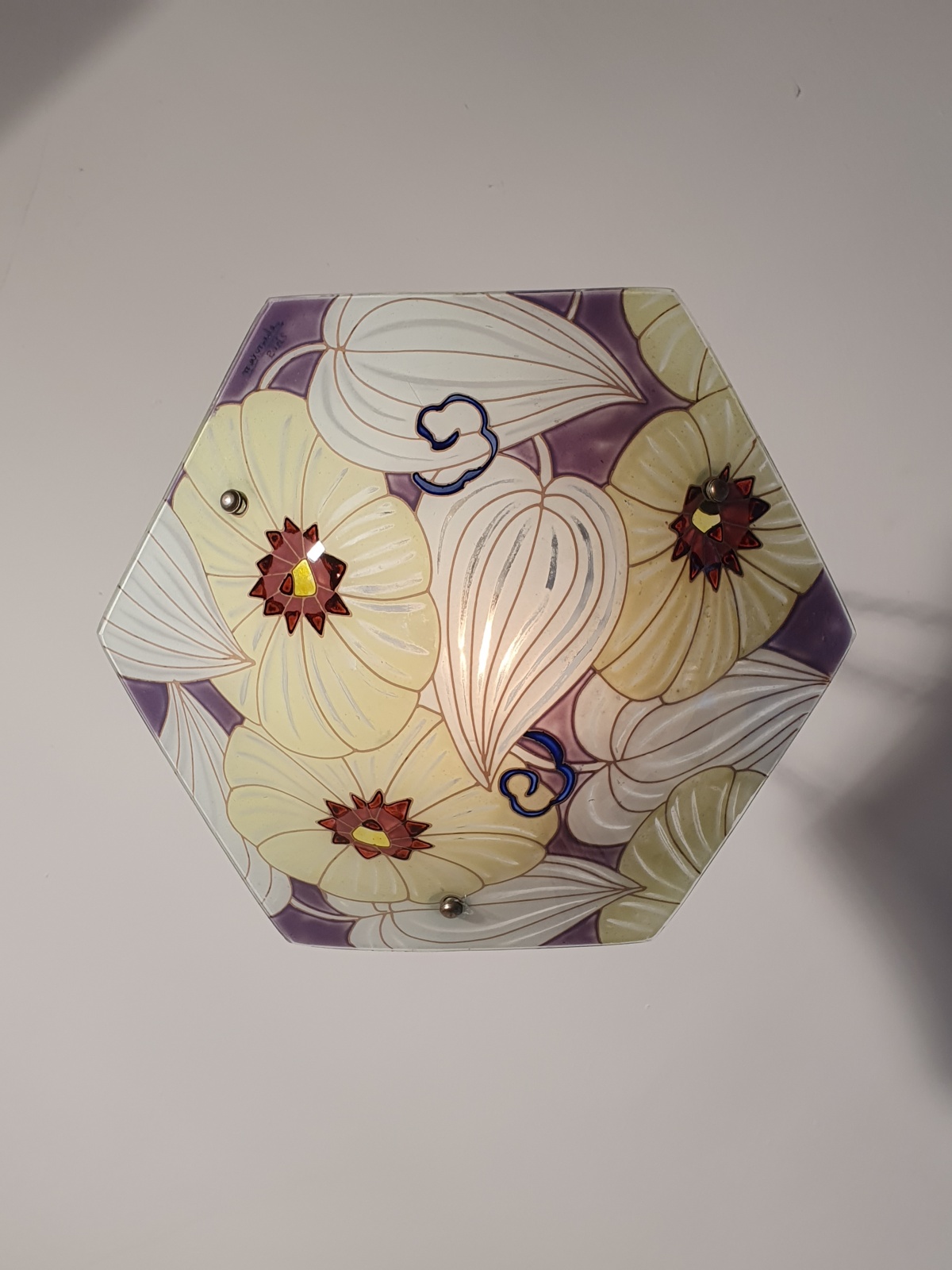 Maxonade Verrier D’Art, Paris | Art Deco Plafonnier | France c.1935 | SOLD - Image 4