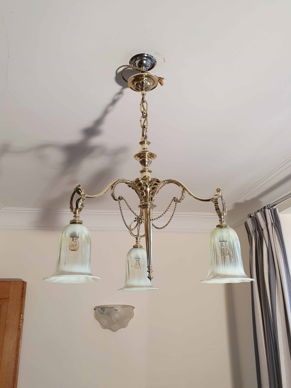 The General Electric Company (G.E.C) | 3-Branch Electrolier | England c.1925 | SOLD - Image 2