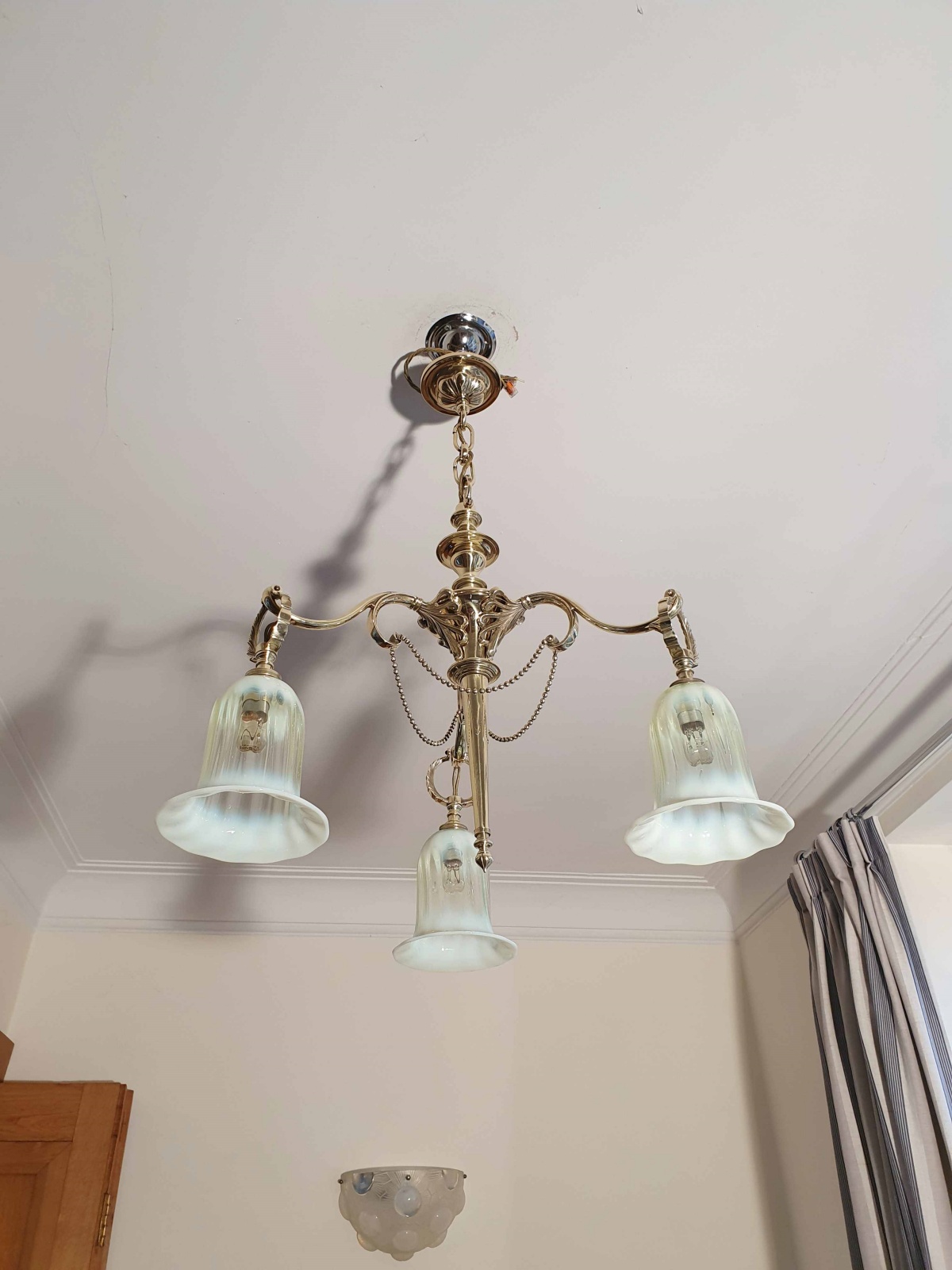 The General Electric Company (G.E.C) | 3-Branch Electrolier | England c.1925 | SOLD - Image 4