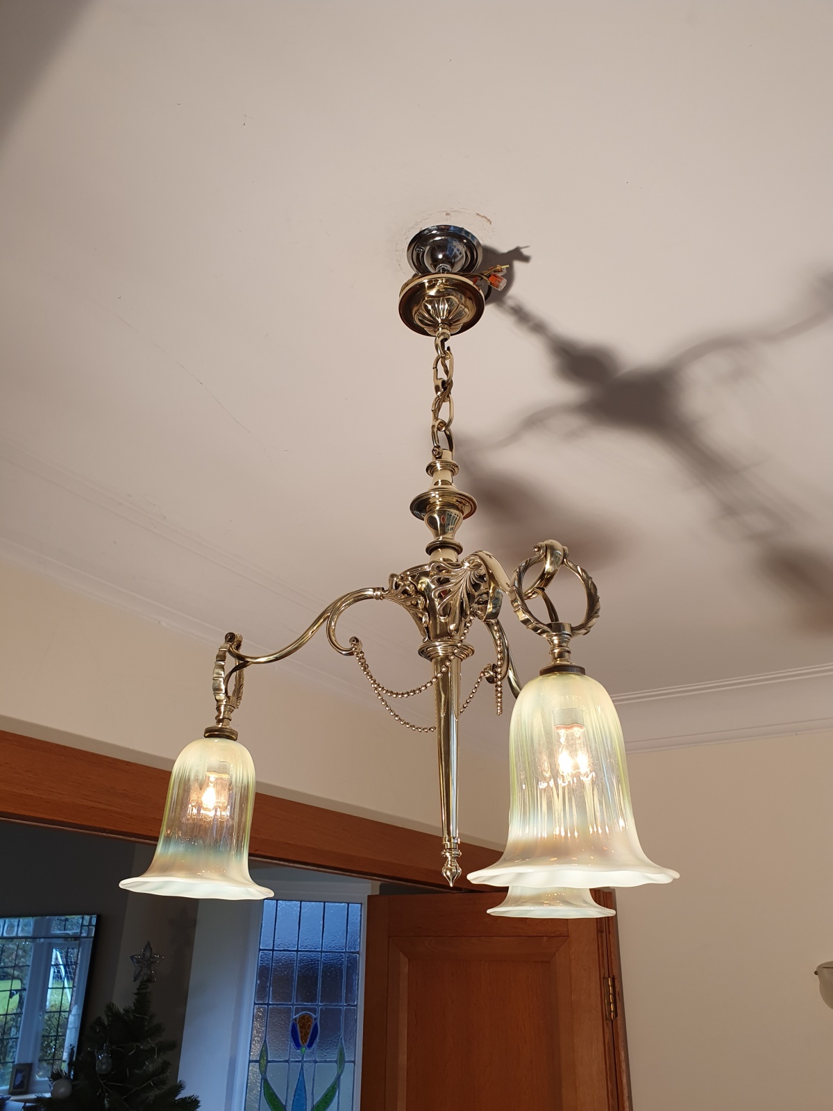 The General Electric Company (G.E.C) | 3-Branch Electrolier | England c.1925 | SOLD - Image 6