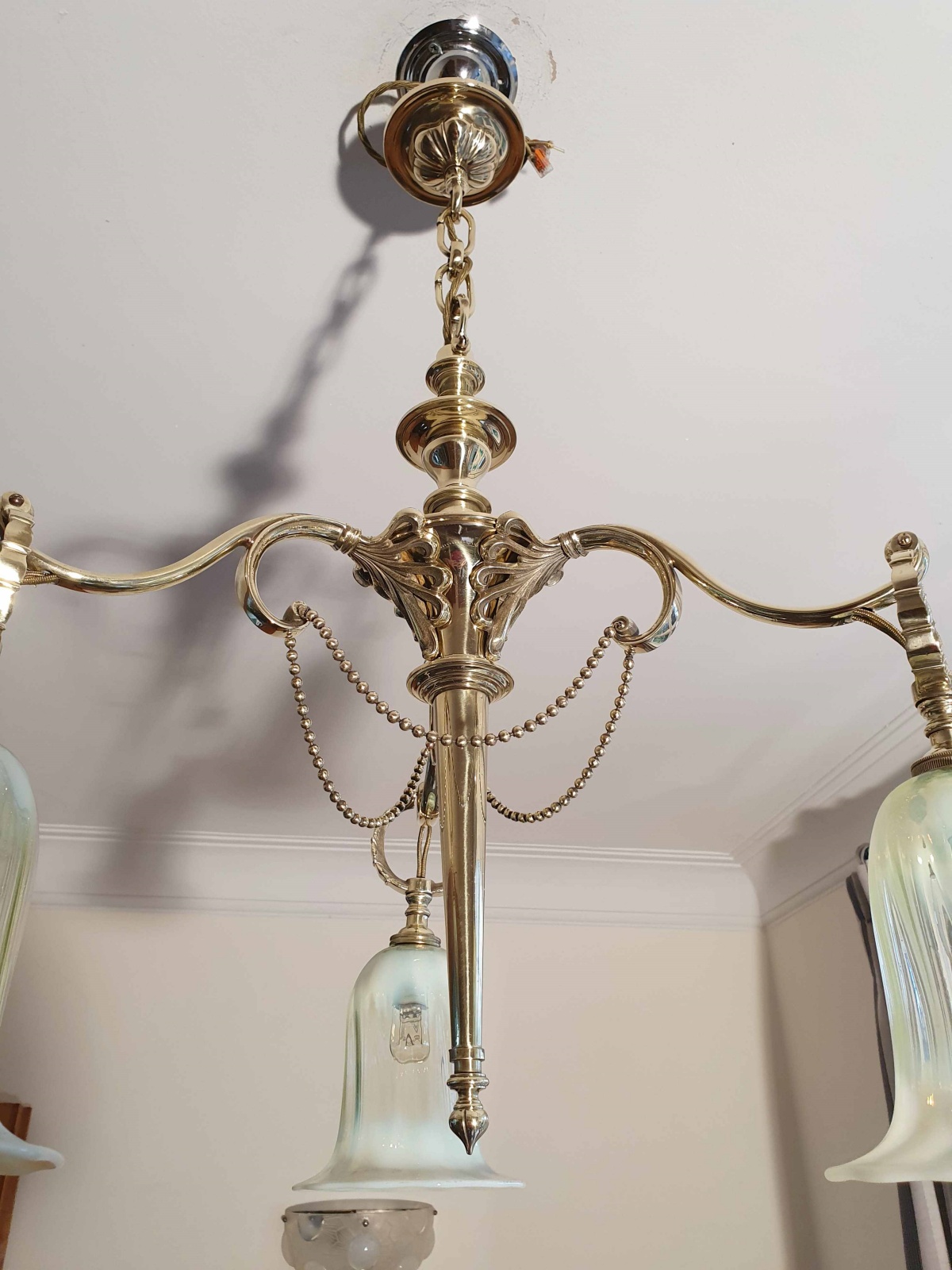 The General Electric Company (G.E.C) | 3-Branch Electrolier | England c.1925 | SOLD - Image 7