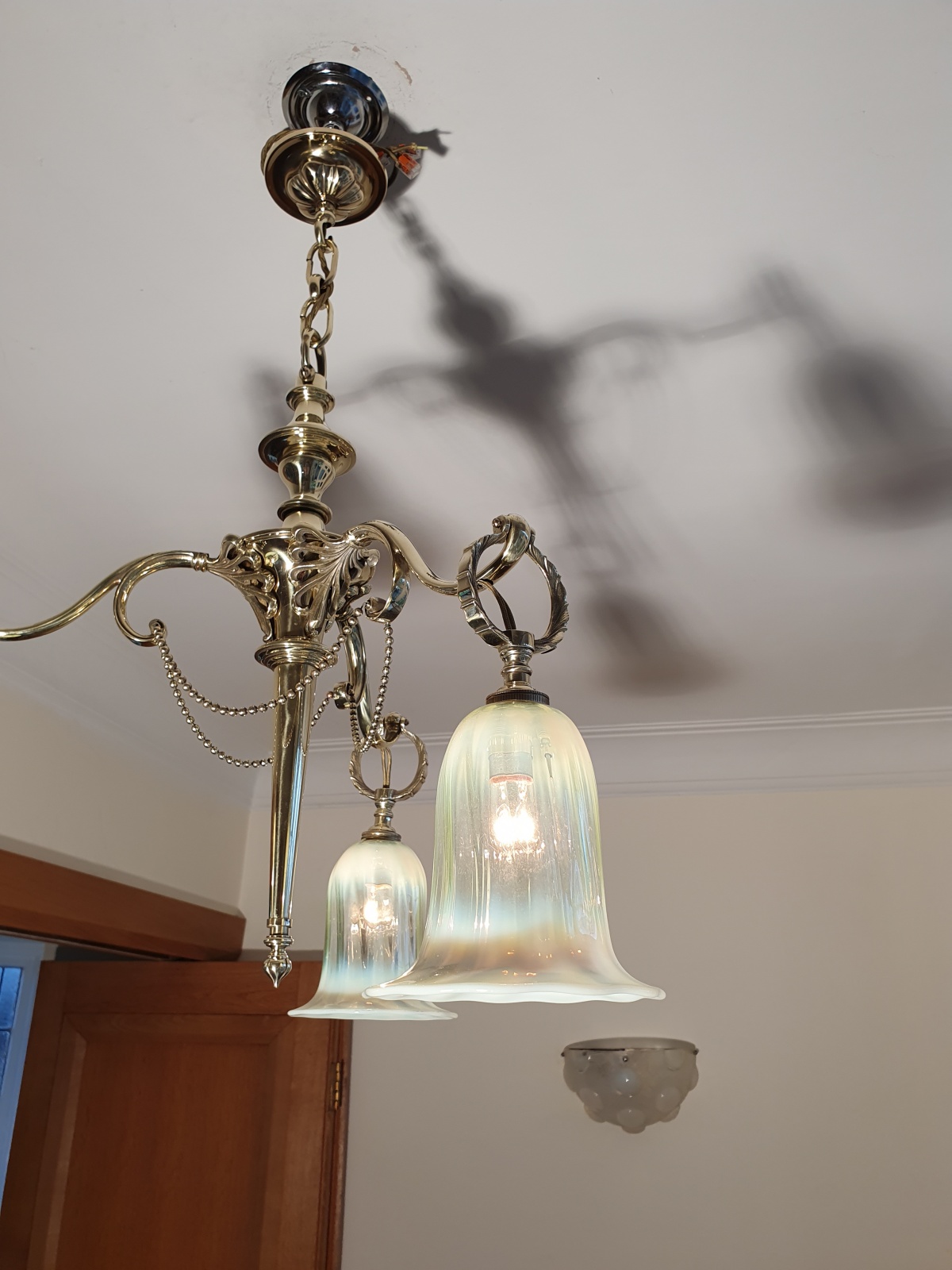 The General Electric Company (G.E.C) | 3-Branch Electrolier | England c.1925 | SOLD - Image 8