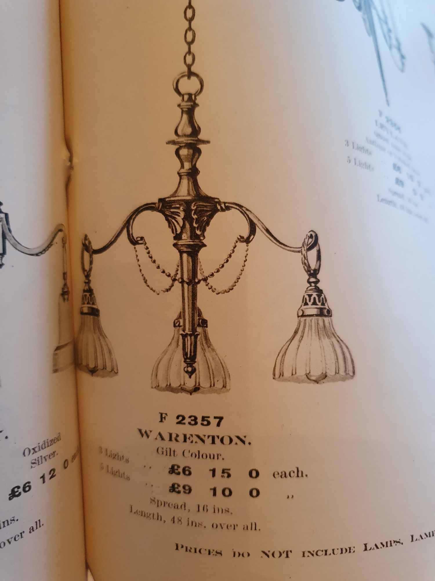 The General Electric Company (G.E.C) | 3-Branch Electrolier | England c.1925 | SOLD - Image 9