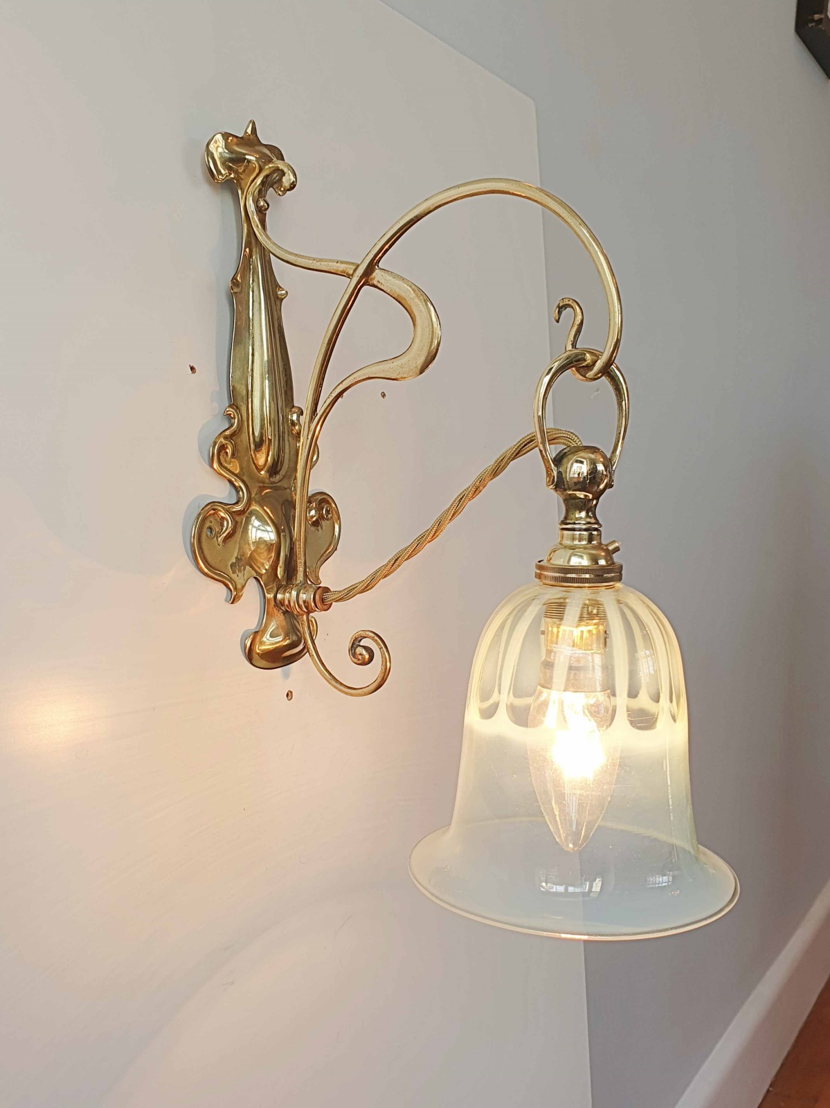 Unsigned | Art Nouveau Wall Light | England c.1905 | SOLD - Image 5