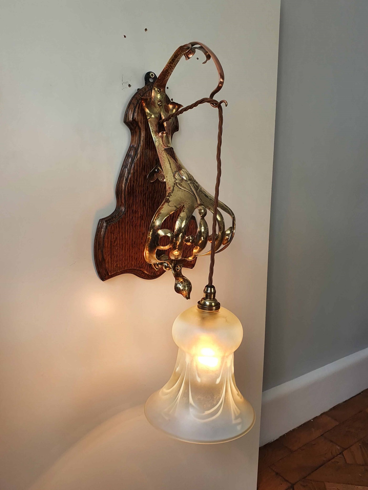 Unsigned | Arts & Crafts Wall Light | As Found | SOLD - Image 2