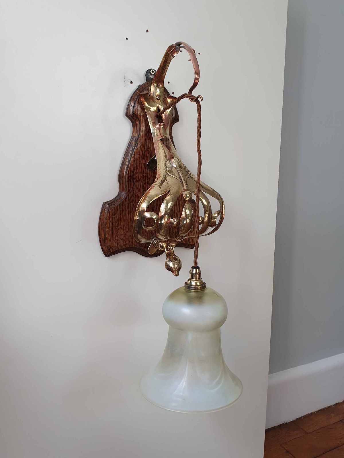 Unsigned | Arts & Crafts Wall Light | As Found | SOLD - Image 4
